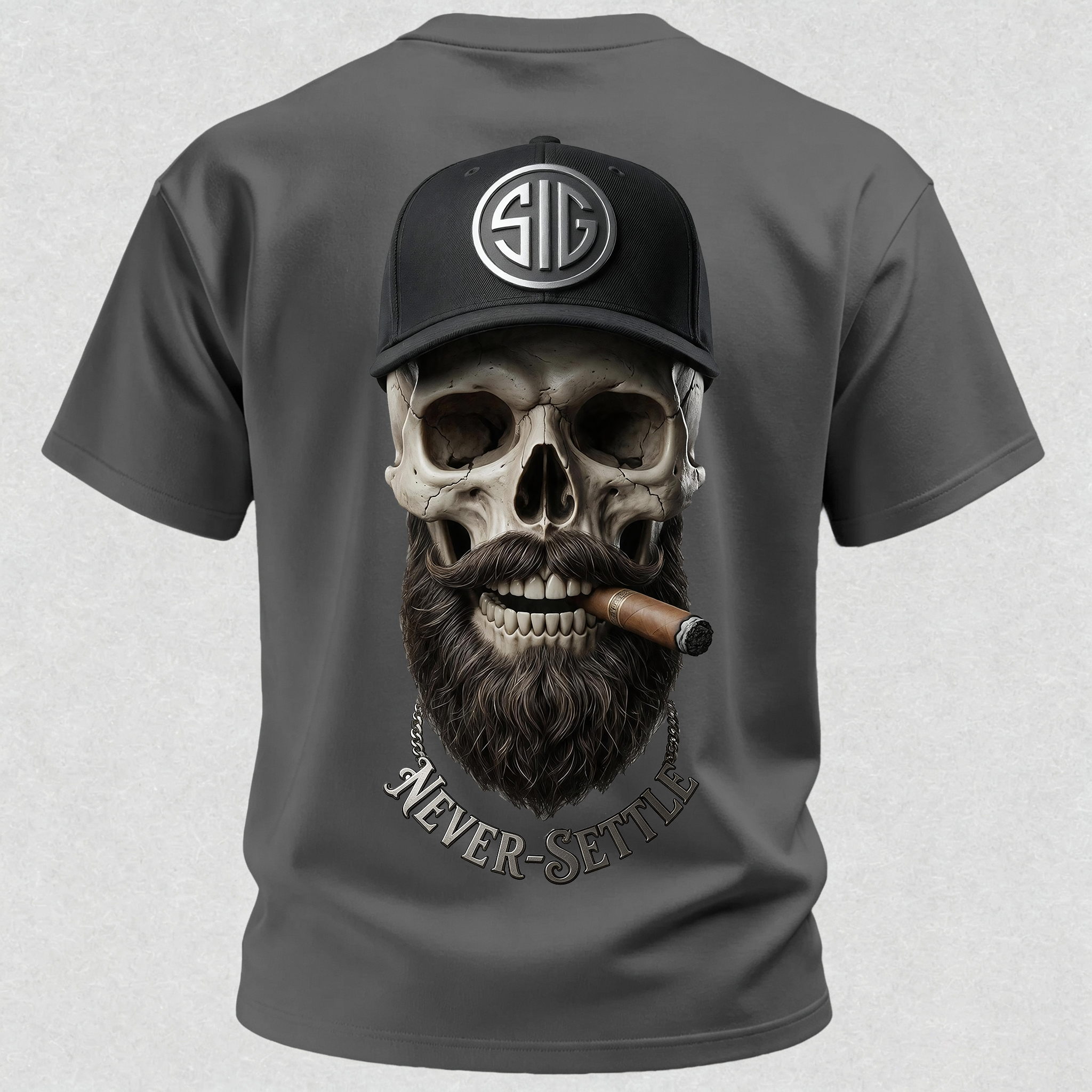 Never Settle Printed Men's T-Shirt