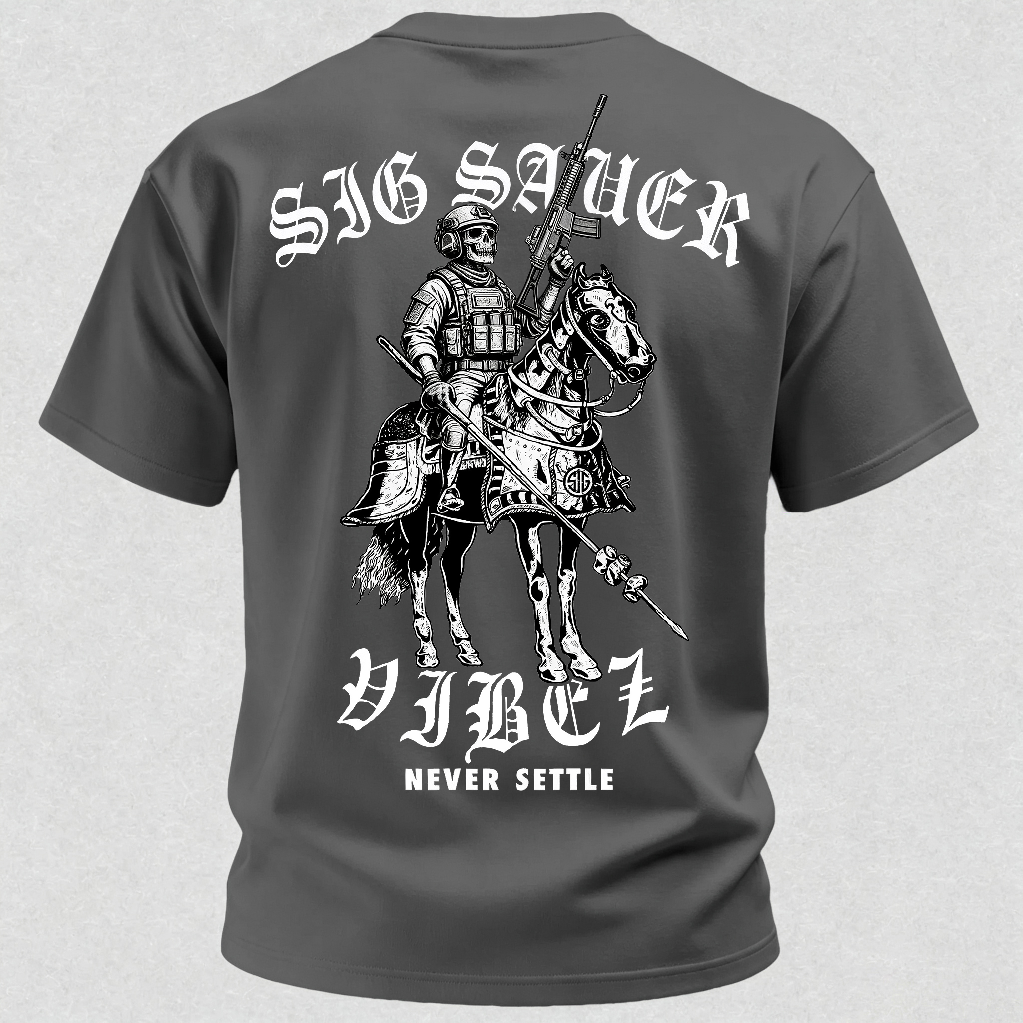 Modern Cavalry Never Settle Print T-Shirt