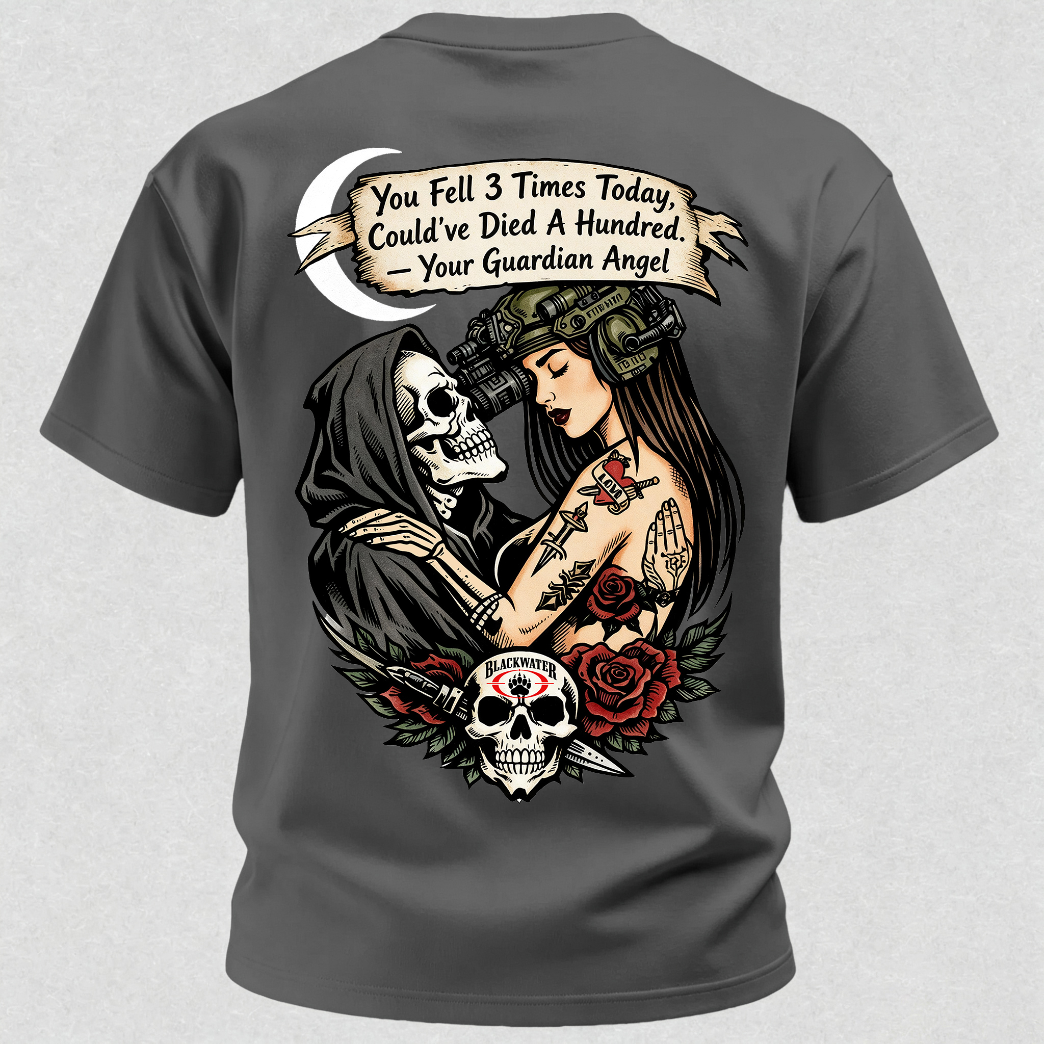 Your Guardian Angel Print T-Shirt