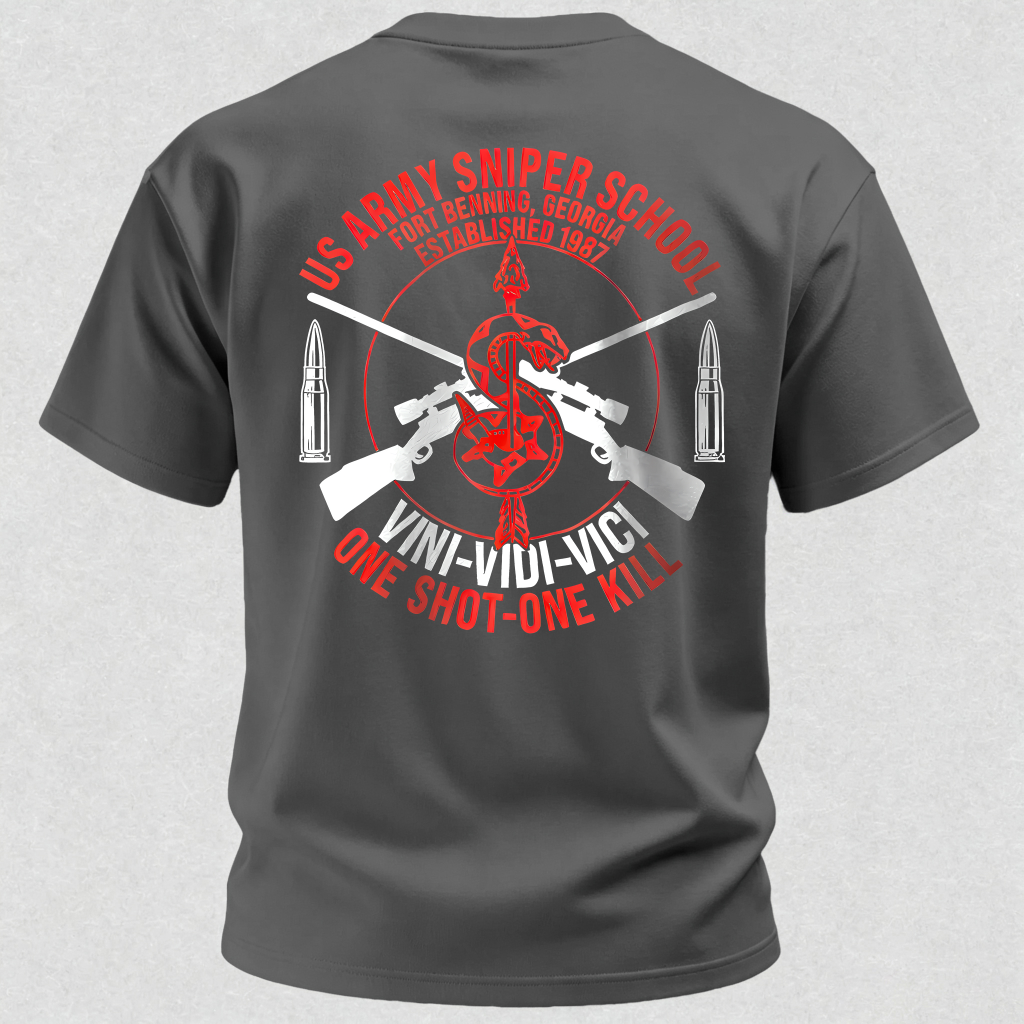 One Shot-One Kill Printed Men's T-Shirt
