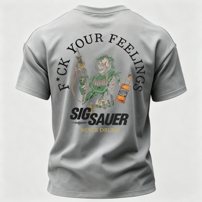 Never Drunk Printed Men's T-Shirt
