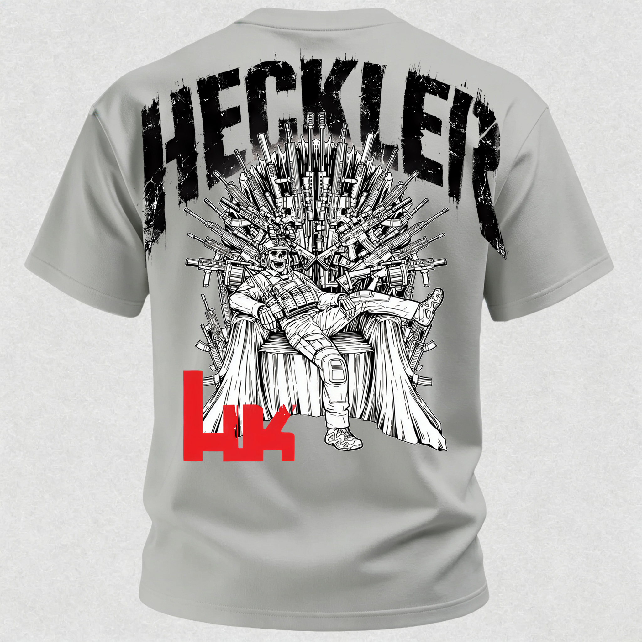 Throne of Guns Printed Men's T-Shirt