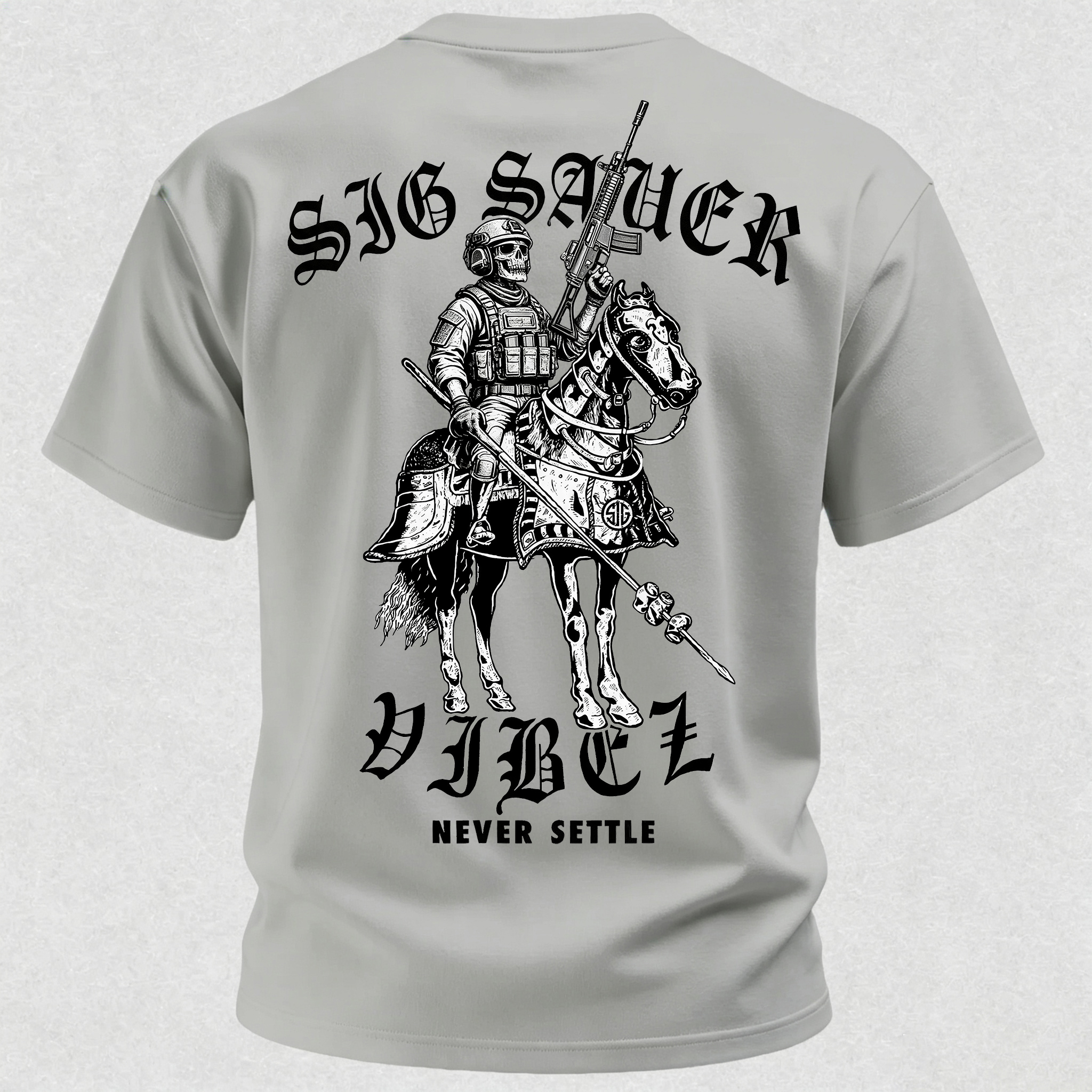 Modern Cavalry Never Settle Print T-Shirt