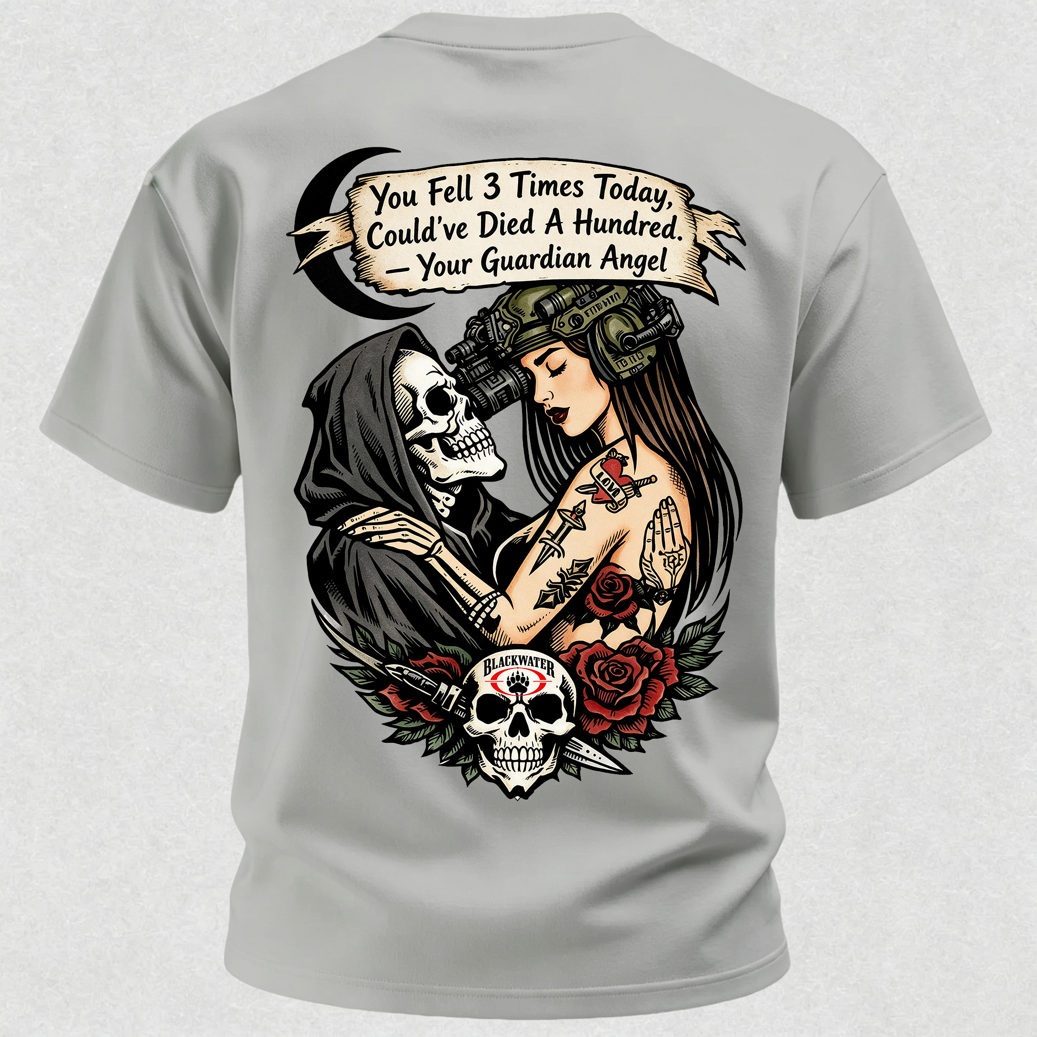 Your Guardian Angel Print T-Shirt