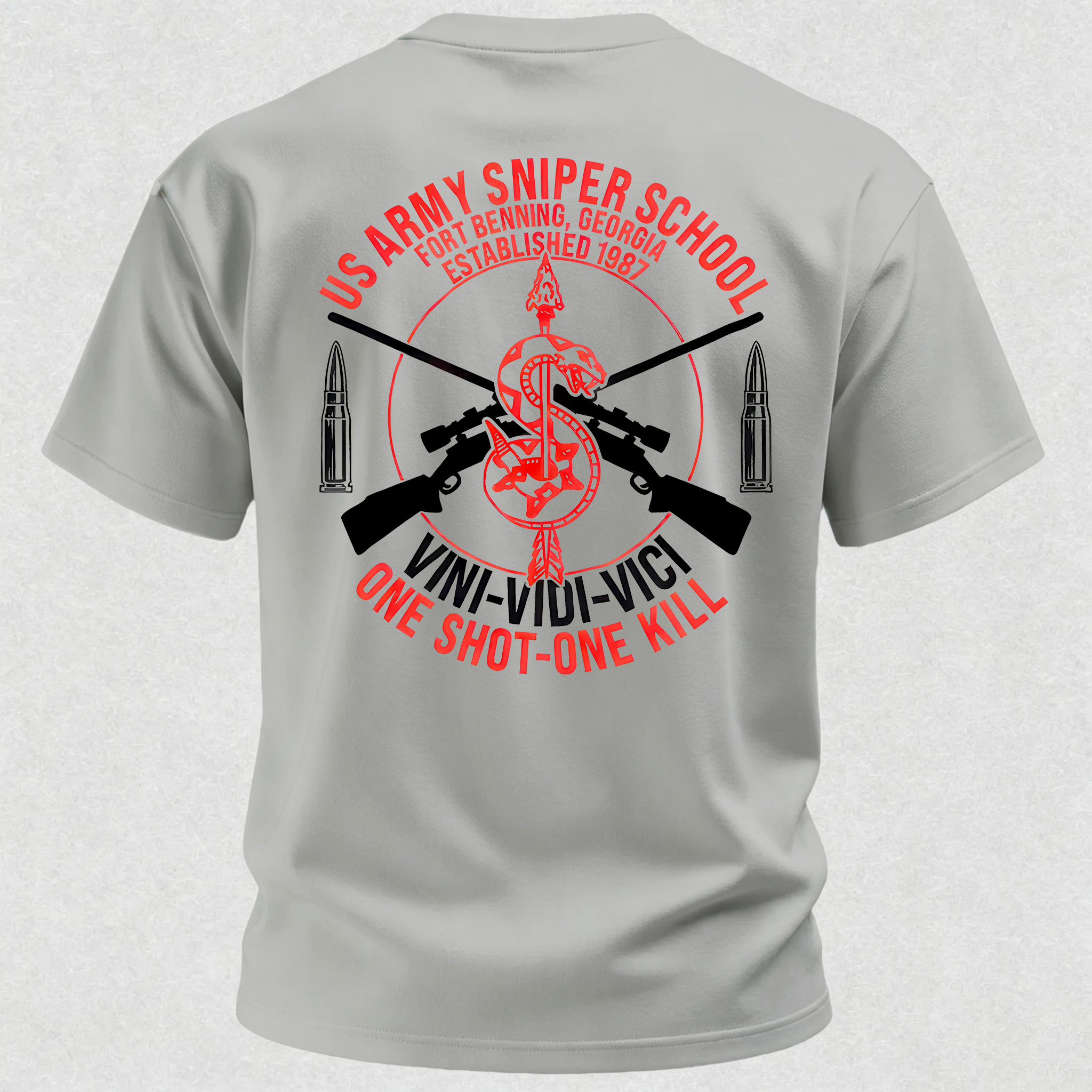 One Shot-One Kill Printed Men's T-Shirt