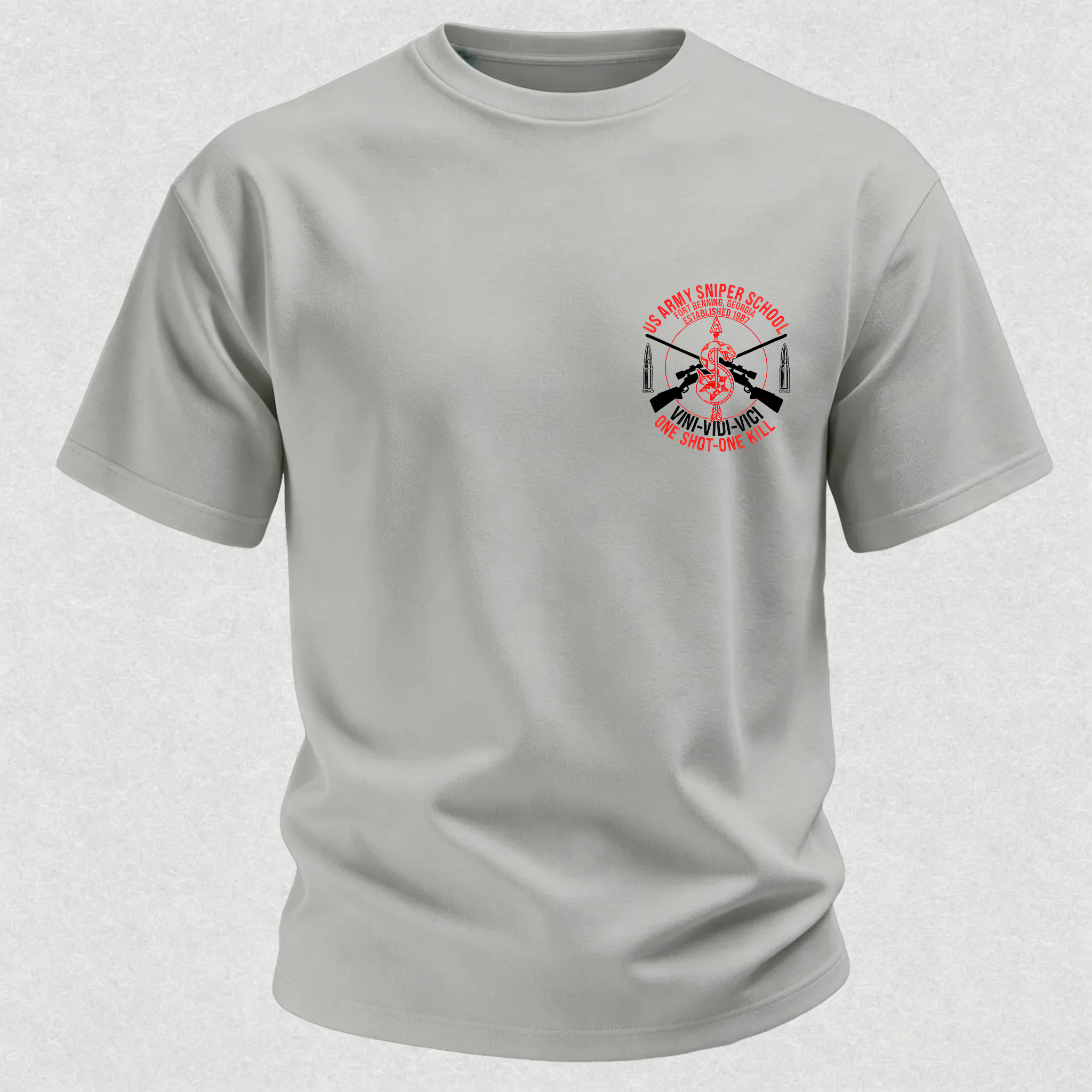 One Shot-One Kill Printed Men's T-Shirt