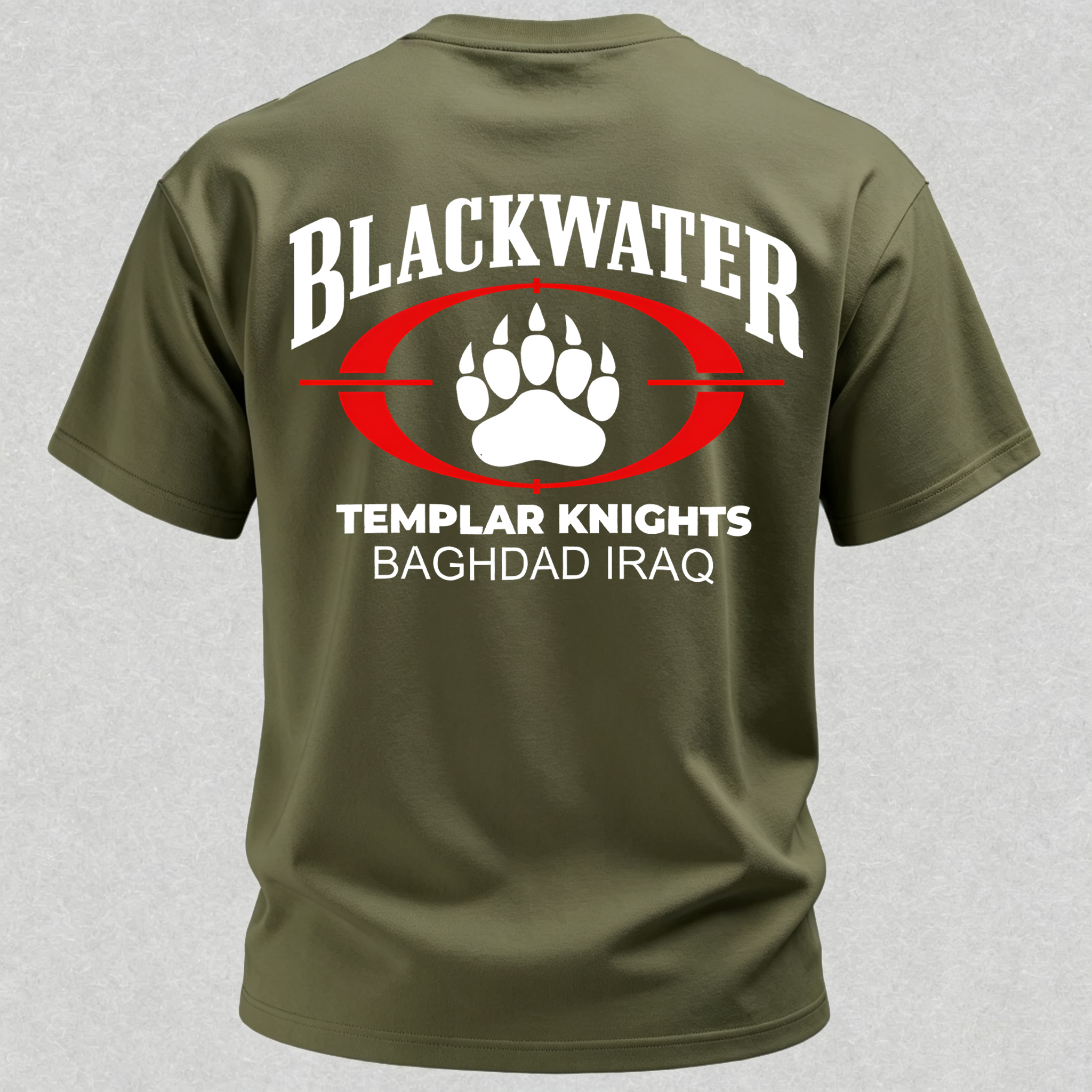  Templar Knights Baghdad Iraq Printed Men's T-Shirt