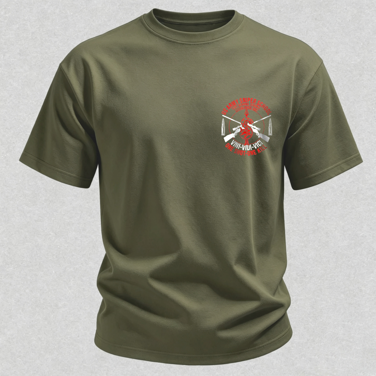 One Shot-One Kill Printed Men's T-Shirt