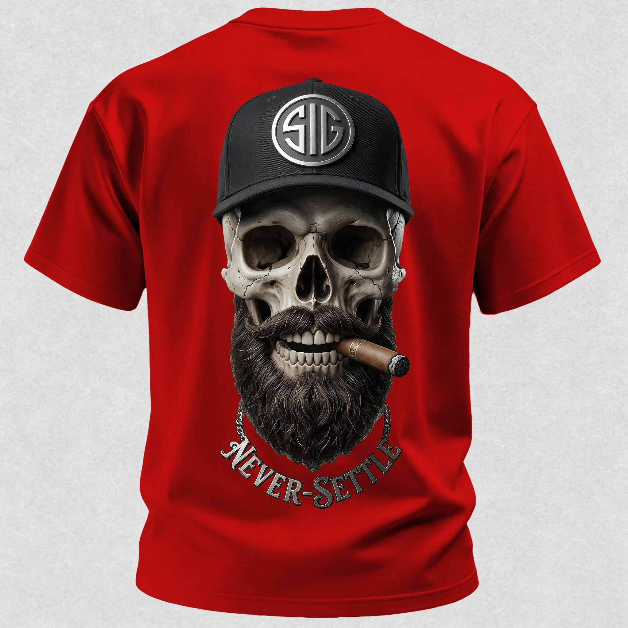 Never Settle Printed Men's T-Shirt