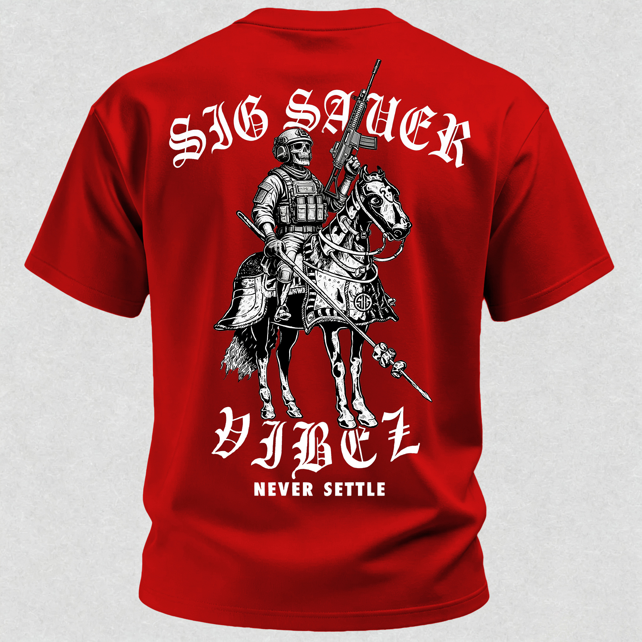Modern Cavalry Never Settle Print T-Shirt