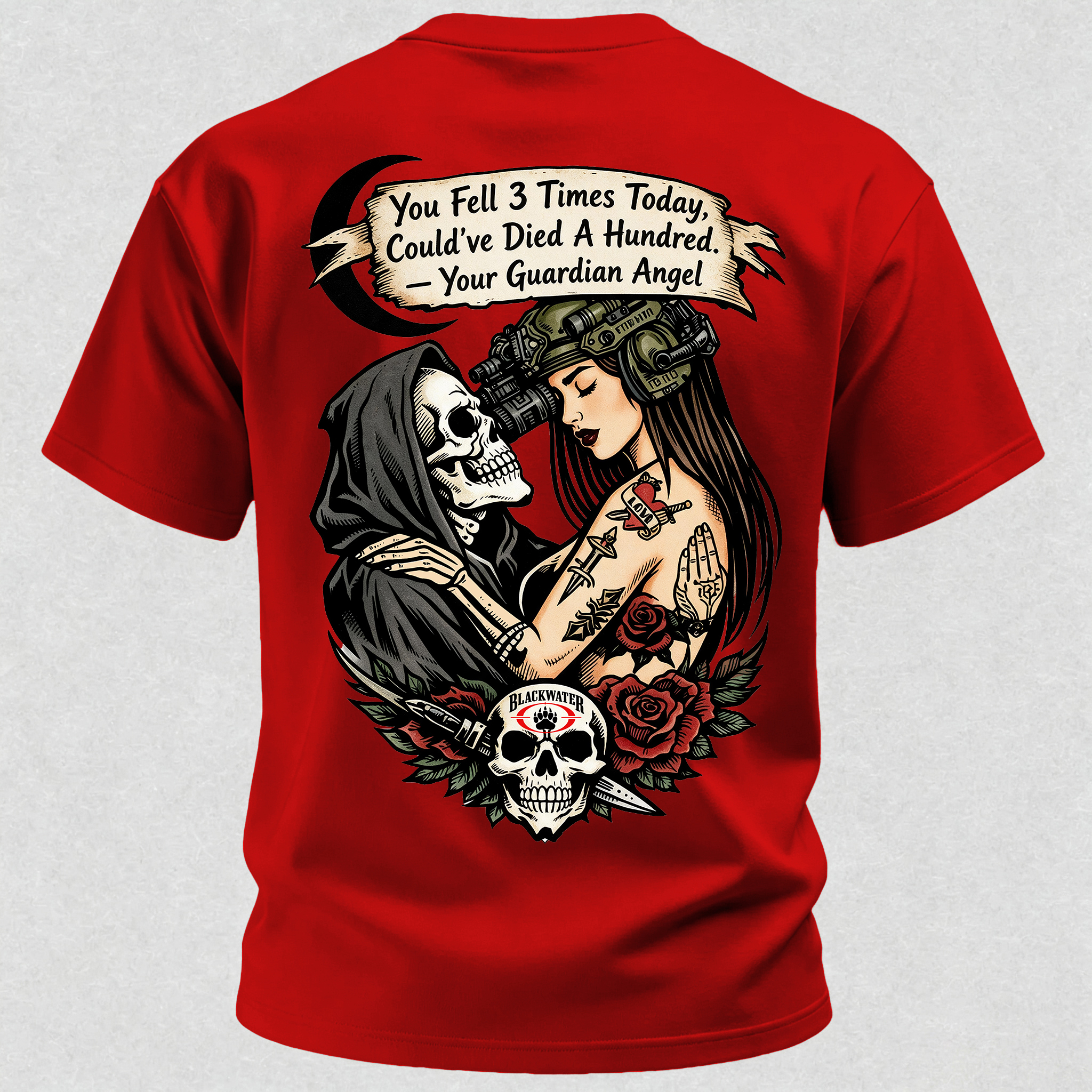 Your Guardian Angel Print T-Shirt