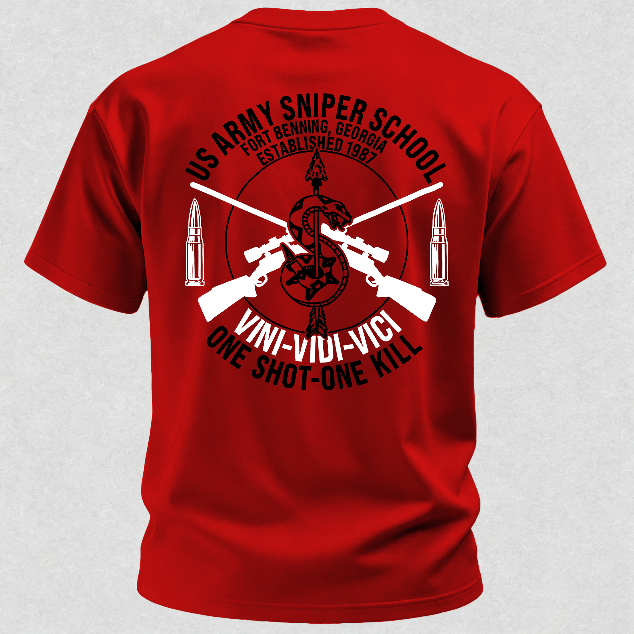 One Shot-One Kill Printed Men's T-Shirt