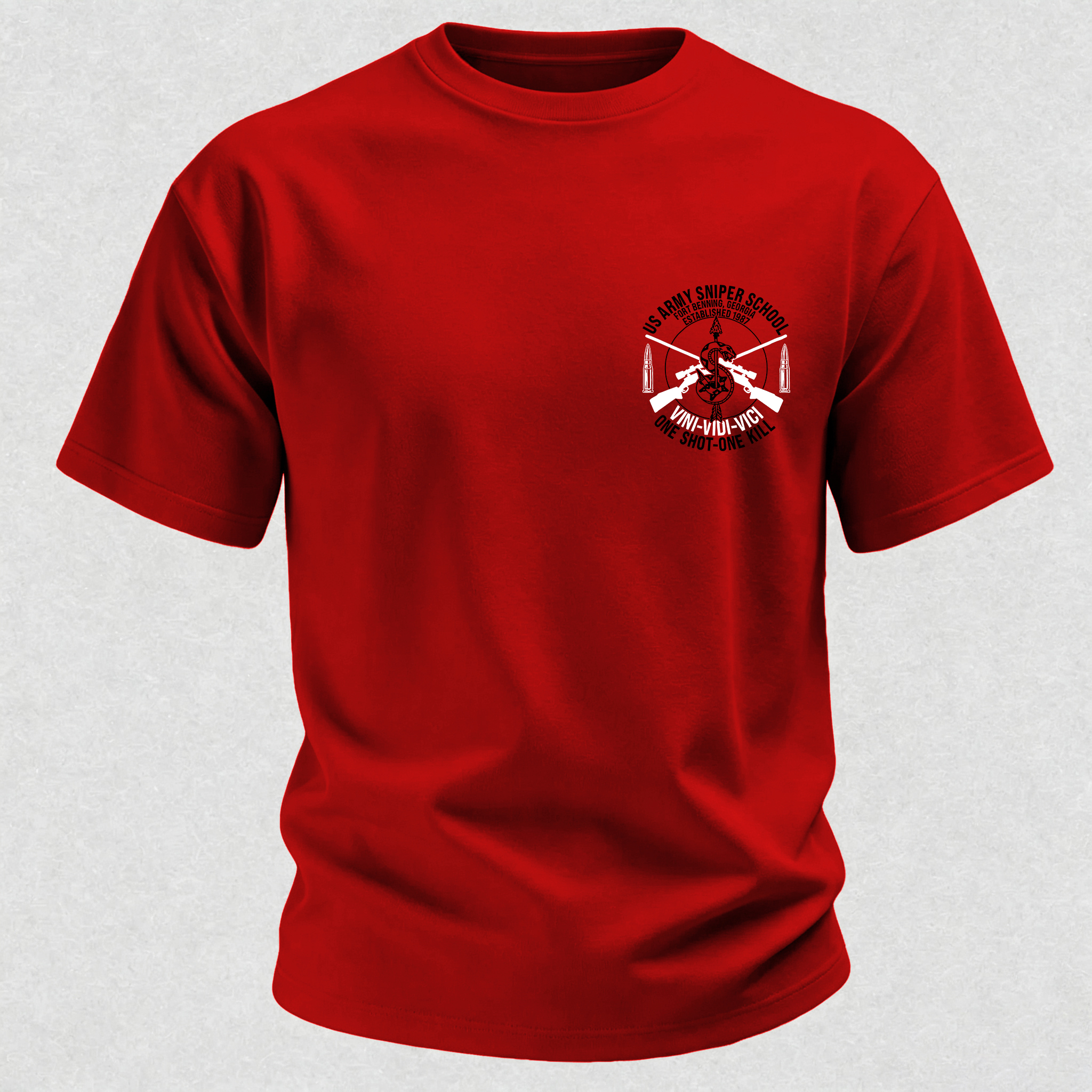 One Shot-One Kill Printed Men's T-Shirt