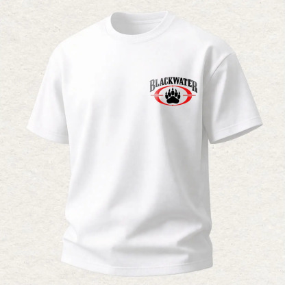 Blackwater Stay Back 100 Meters or You Will Be Shot Printed Men's T-Shirt