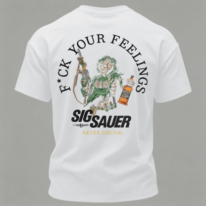 Never Drunk Printed Men's T-Shirt