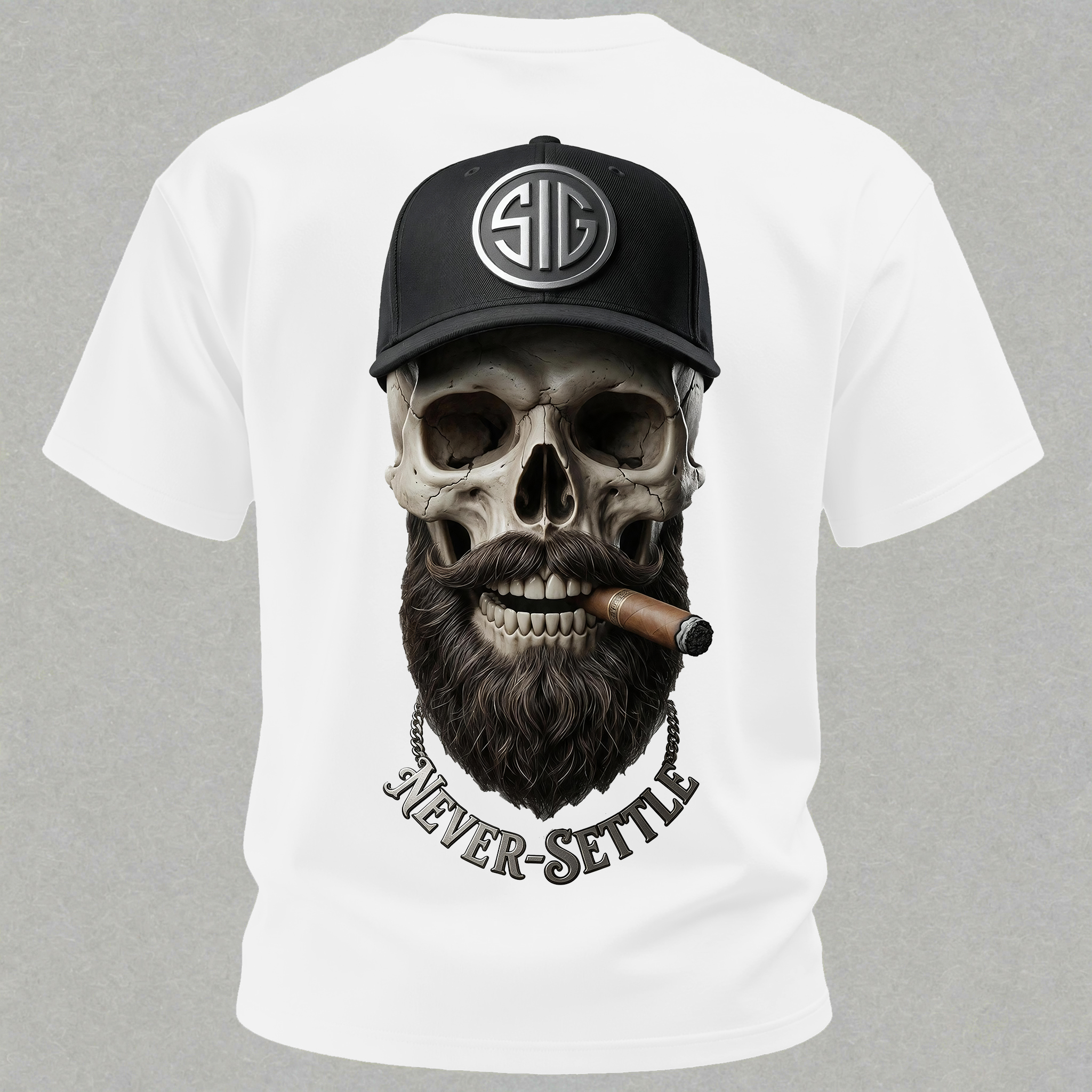 Never Settle Printed Men's T-Shirt