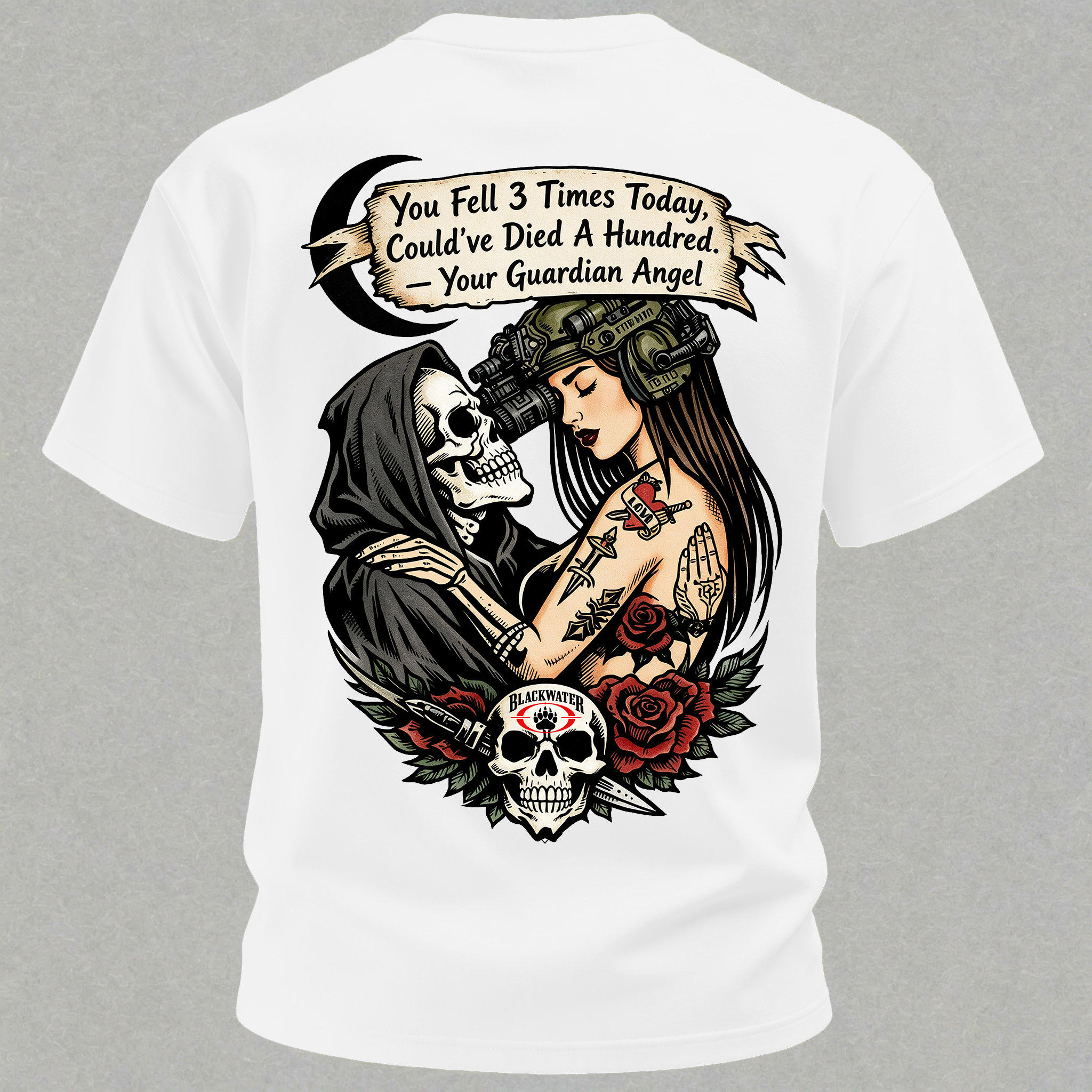 Your Guardian Angel Print T-Shirt