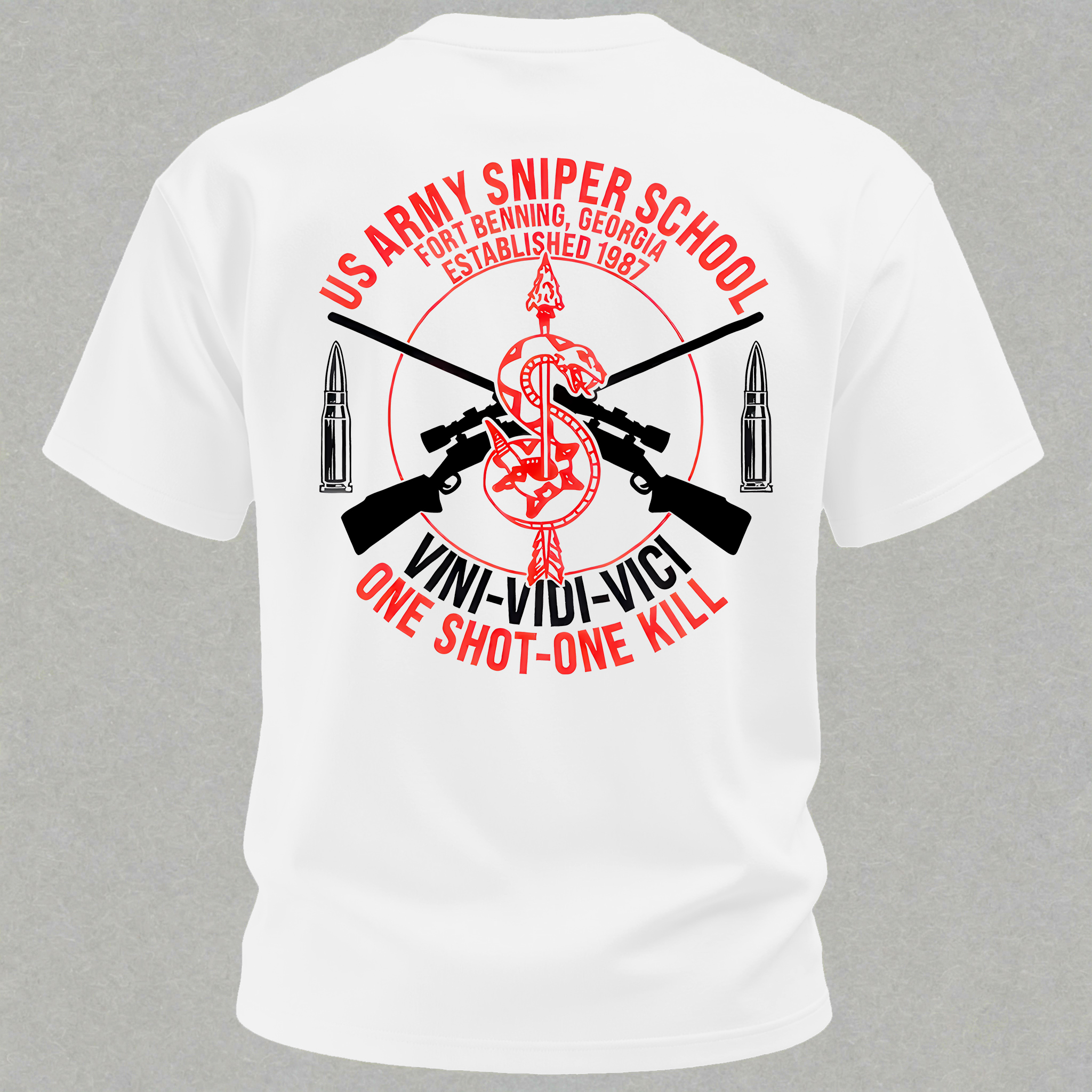 One Shot-One Kill Printed Men's T-Shirt