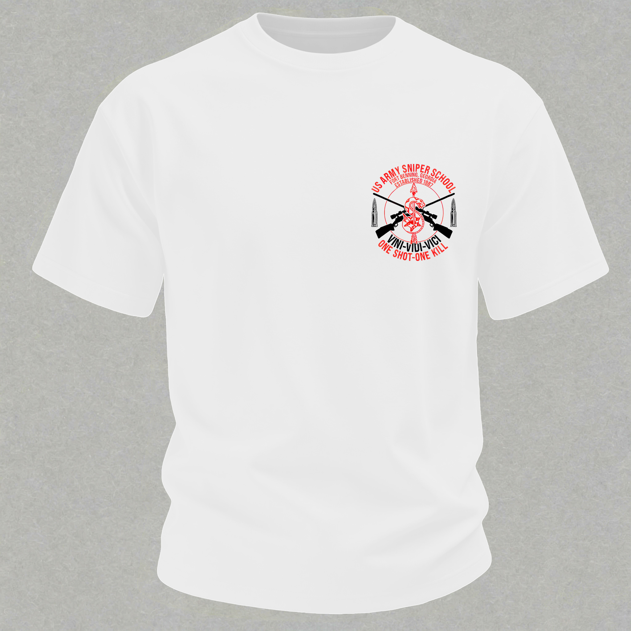 One Shot-One Kill Printed Men's T-Shirt