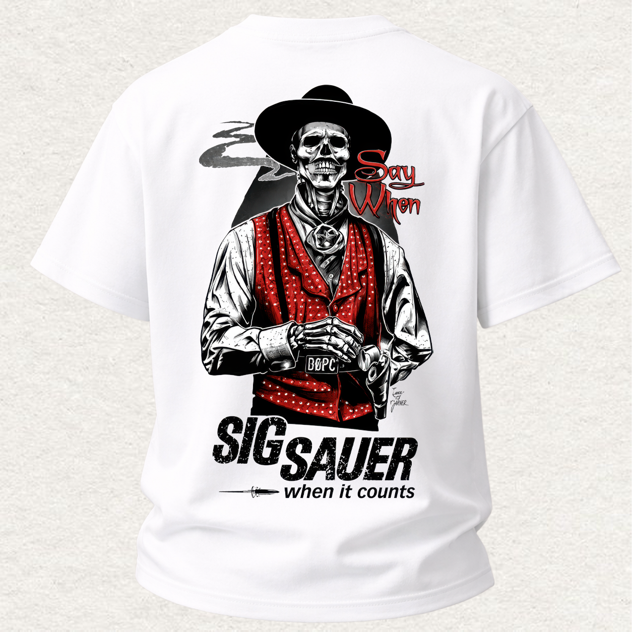 Tactical When It Counts Printed Men's T-Shirt