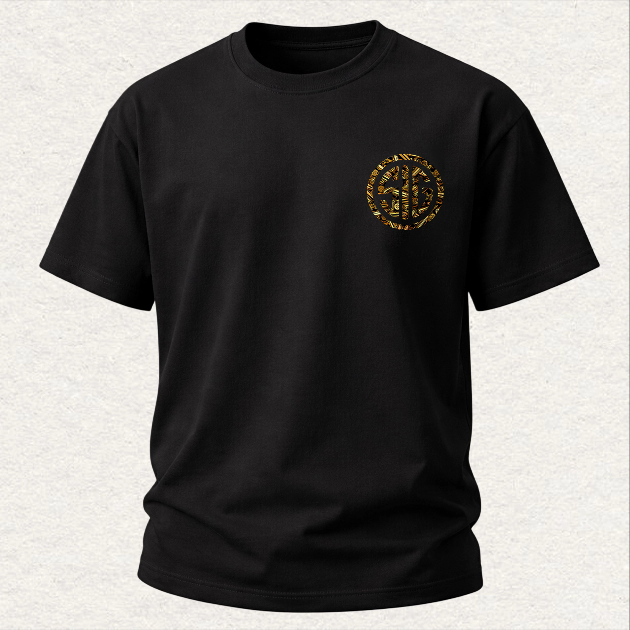 Tactical Never Settle Skull Printed Men's T-Shirt