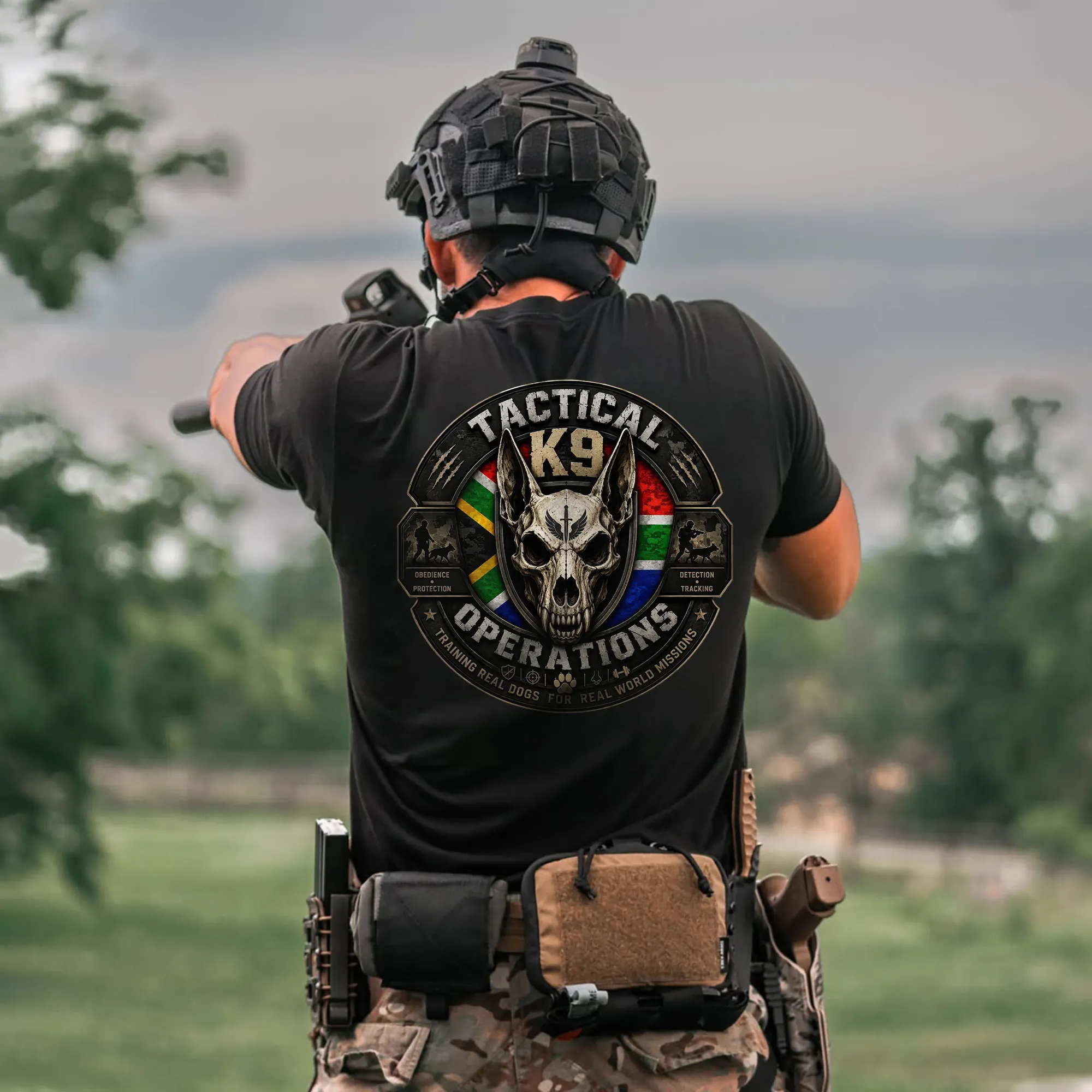 K9 Tactical Operations Printed Men's T-Shirt