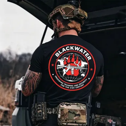 Providing Training And Security For The 21st Century Printed Men's T-Shirt