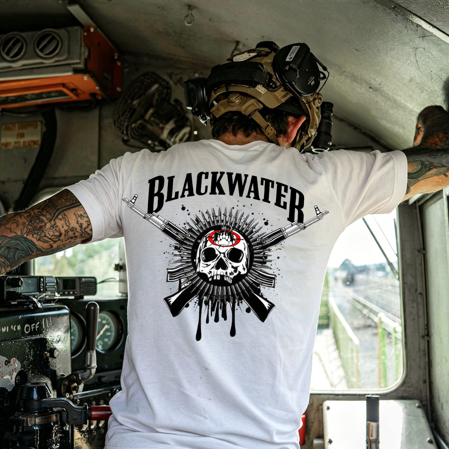  Skull Printed Men's T-Shirt