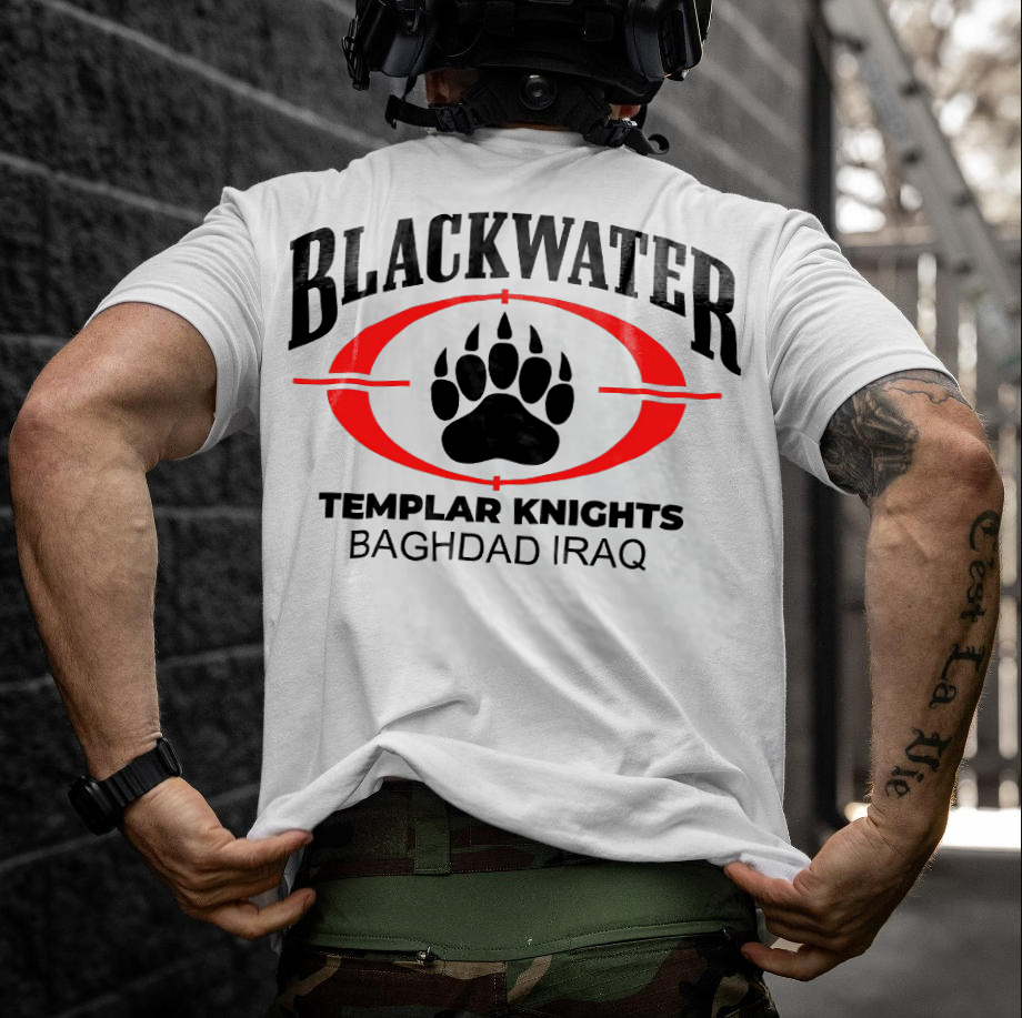  Templar Knights Baghdad Iraq Printed Men's T-Shirt