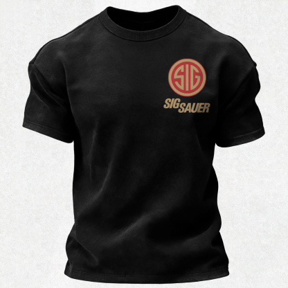 SIG Sauer Skull Printed Men's T-Shirt