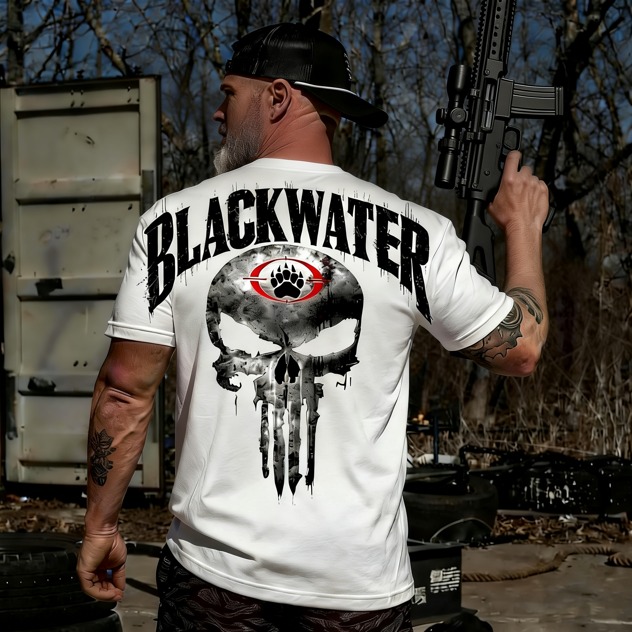 Skull Printed Men's T-Shirt