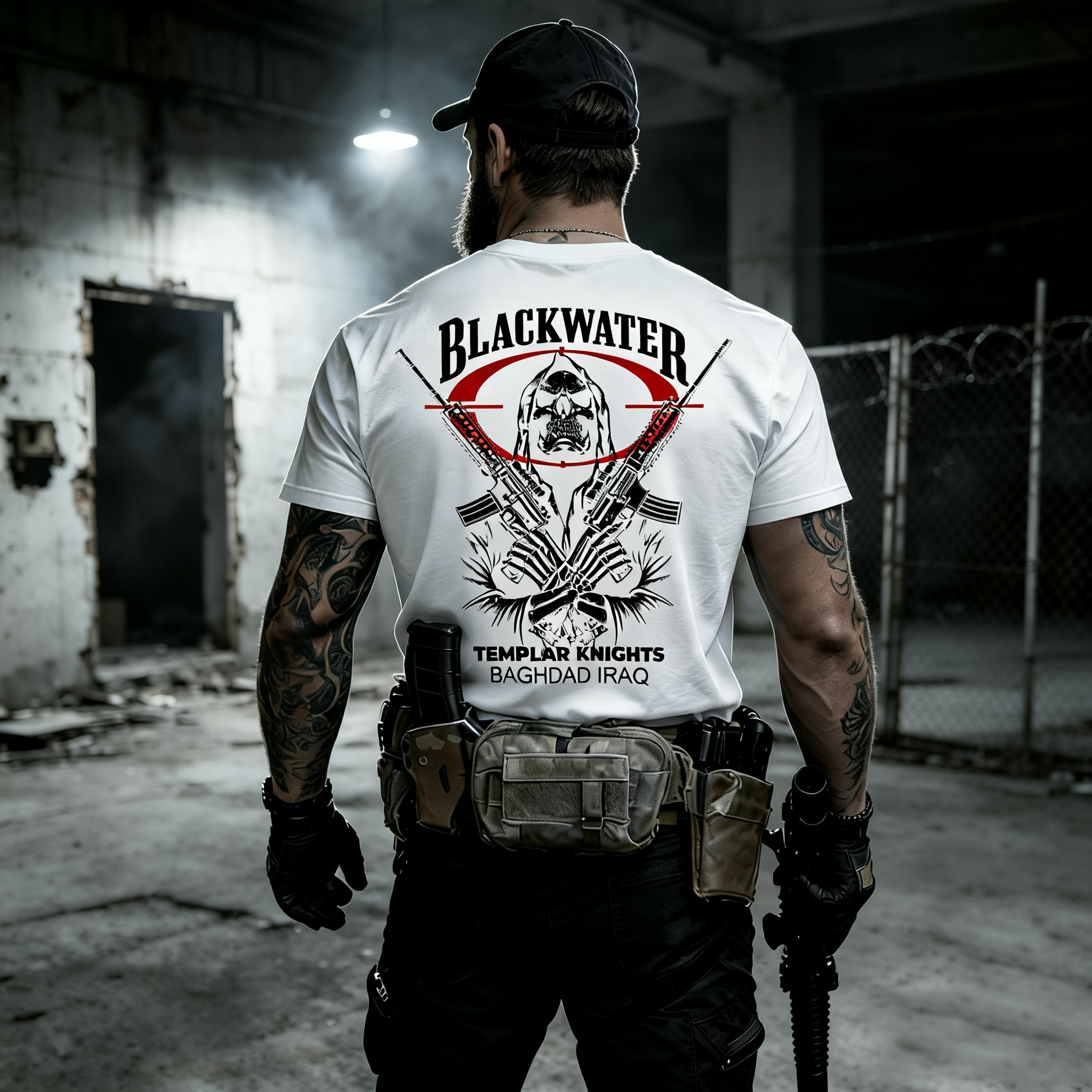 Templar Knights Baghdad Iraq Printed Men's T-Shirt