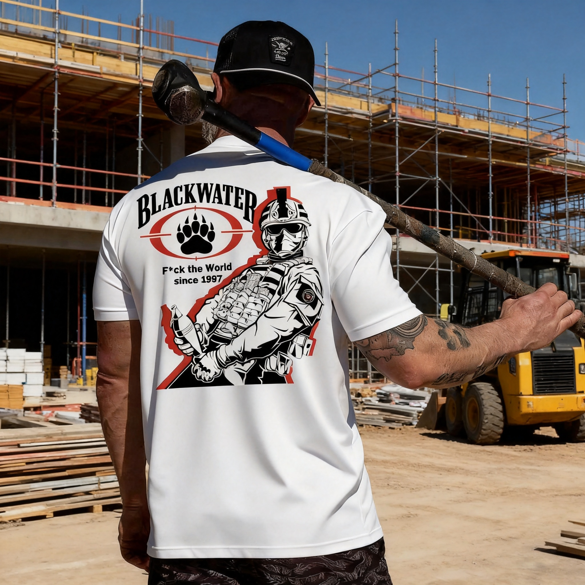 Fck The World Since 1997 Printed Men's T-Shirt