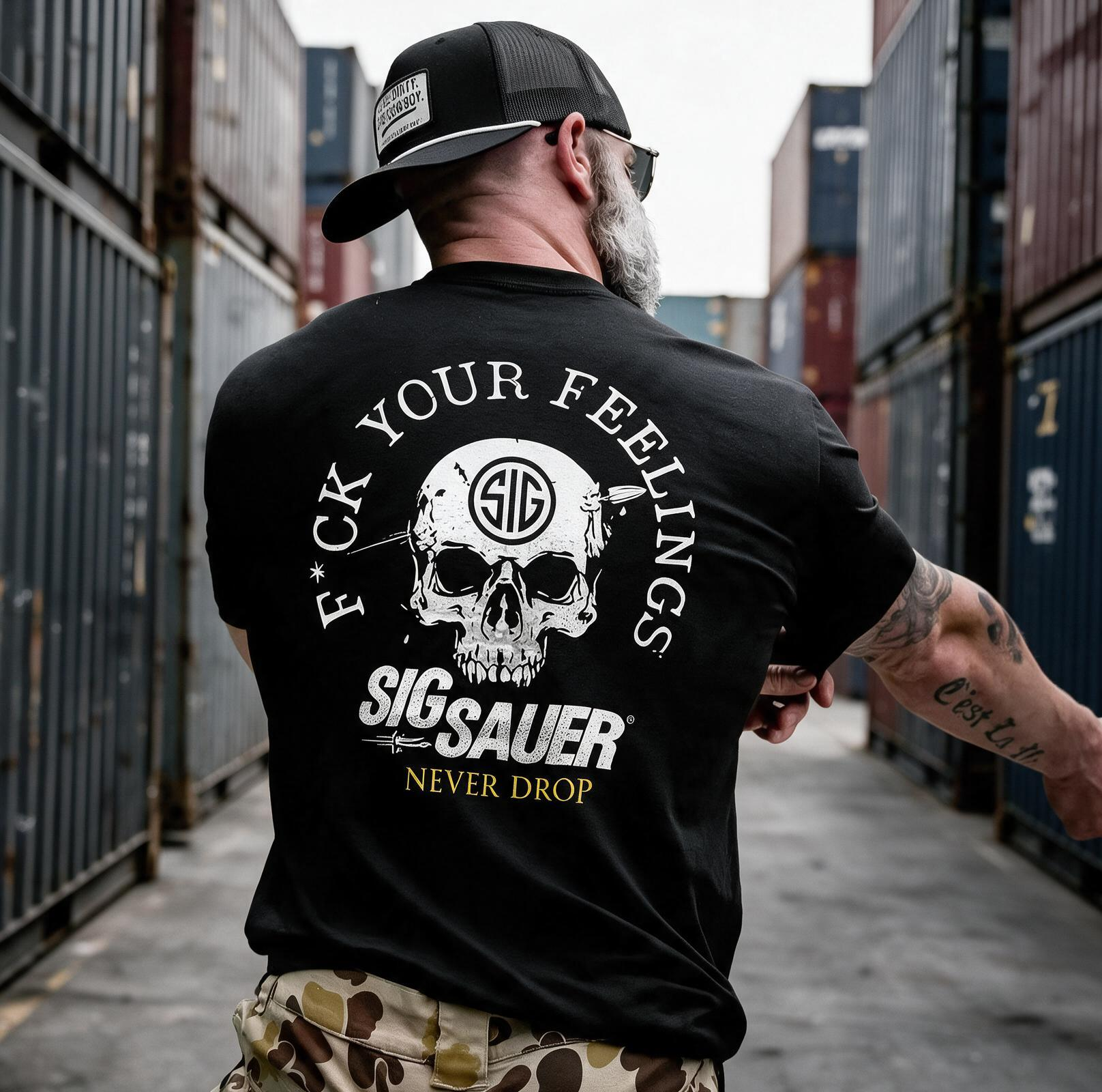 F*CK YOUR FEELINGS Printed Men's T-Shirt