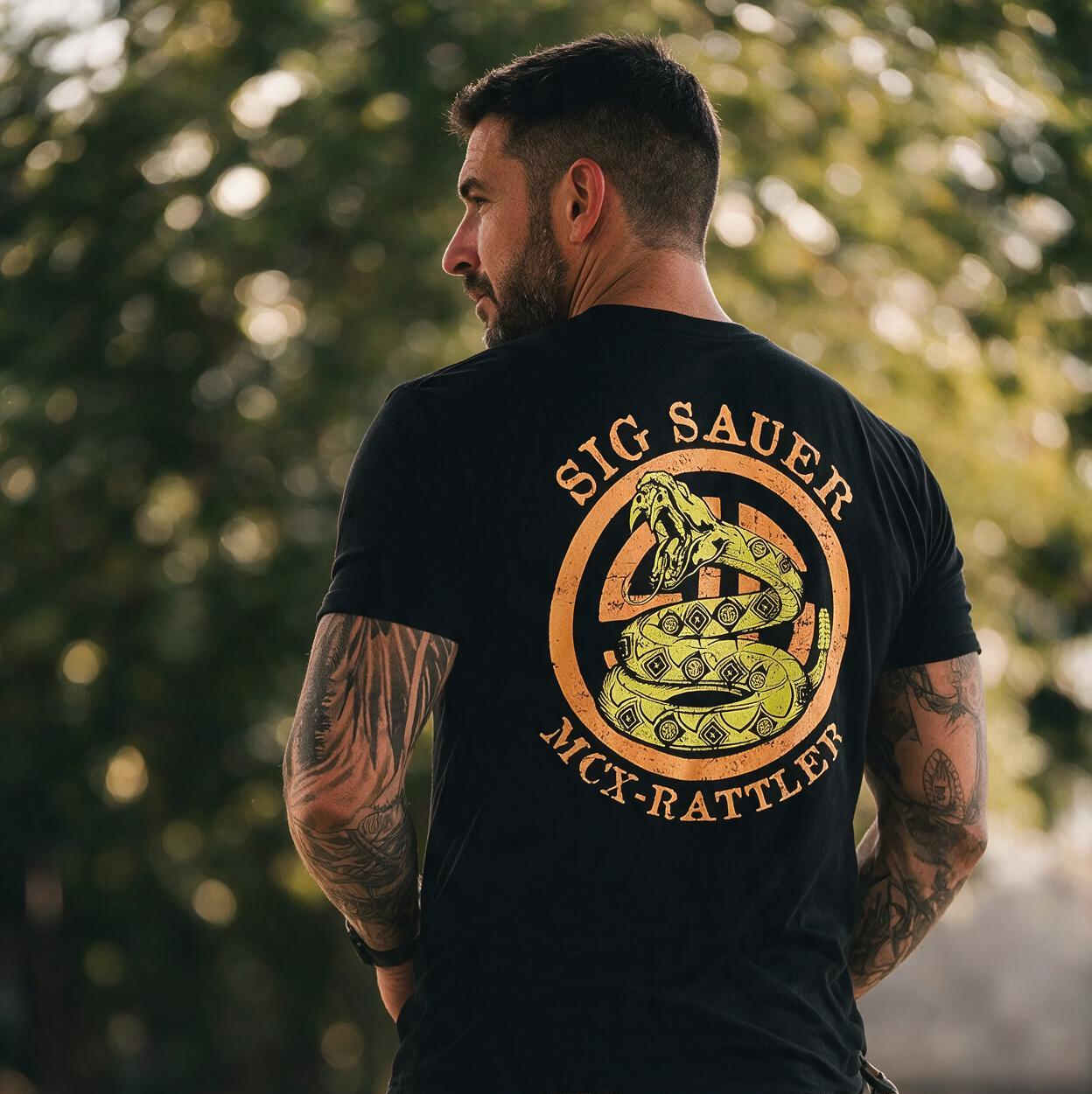 Tactical MCX-Rattler Printed Men's T-Shirt