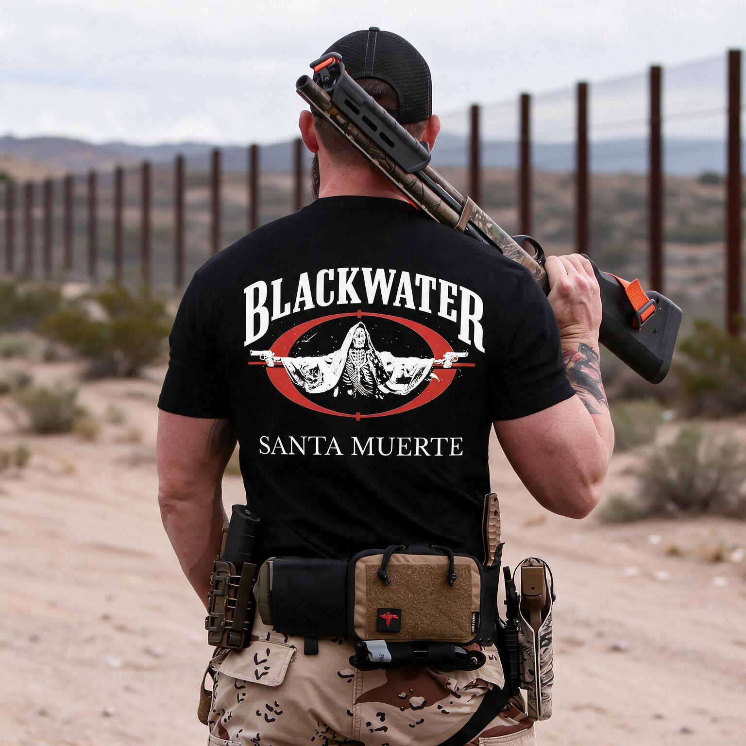 SANTA MUERTE Printed Men's T-Shirt