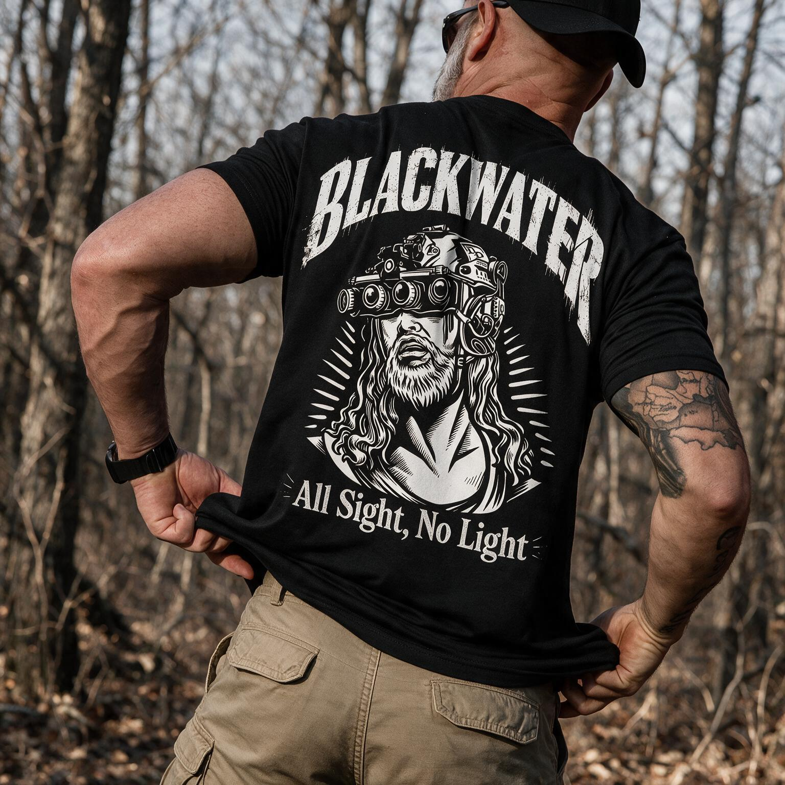 All Sight No Light Printed Men's T-Shirt