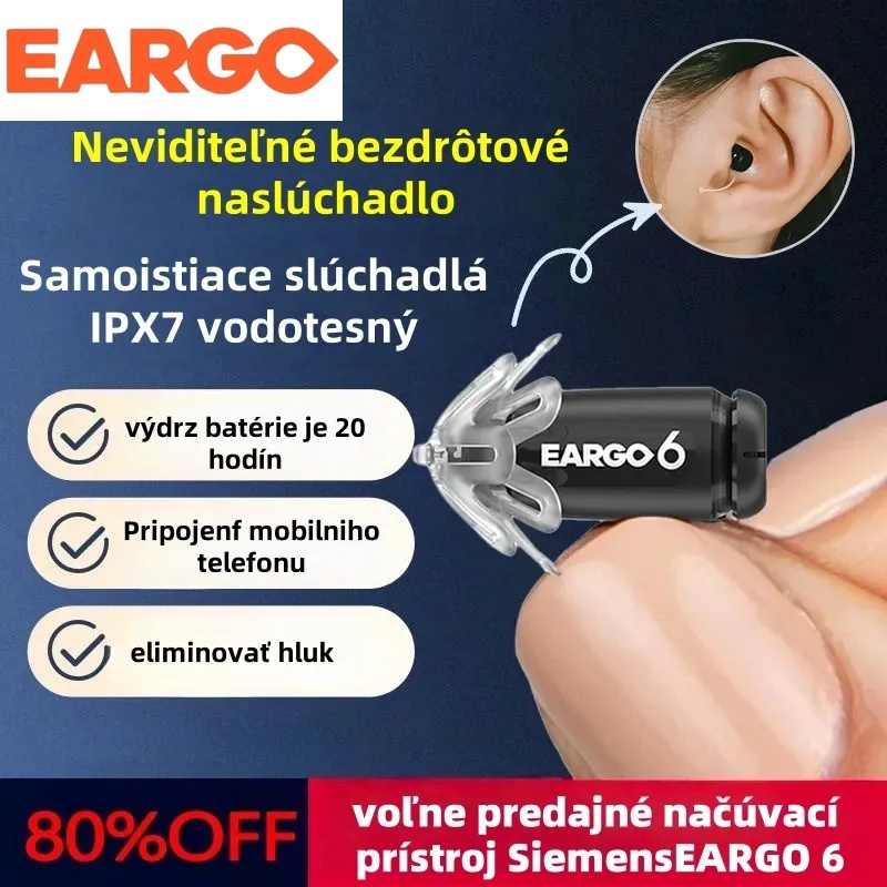 Voľne predajný načúvací prístroj EARGO 8 – neviditeľný, nabíjateľný, adaptívny CIC (Complete-in-the-Canal) – bol schválený Úradom pre kontrolu potravín a liečiv (FDA).