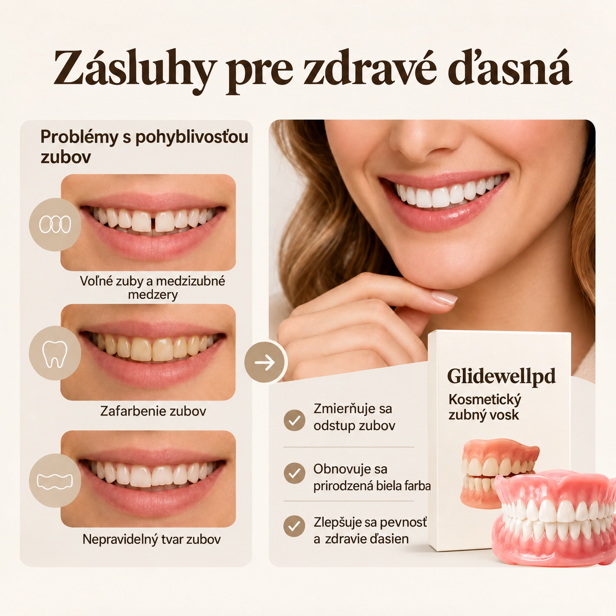 PRÉMIOVÉ CELKOVÉ PREKRYTIE ZUBOV