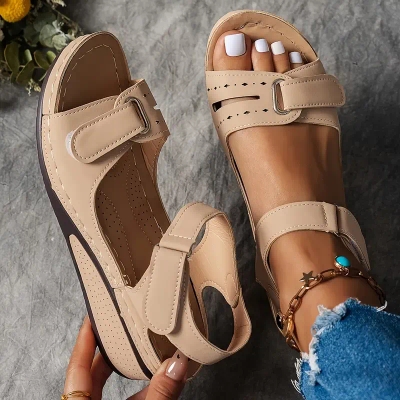 🔥Last Day Deal 70% OFF🔥 - Soft & Stylish Wedge Sandals for Effortless Comfort!
