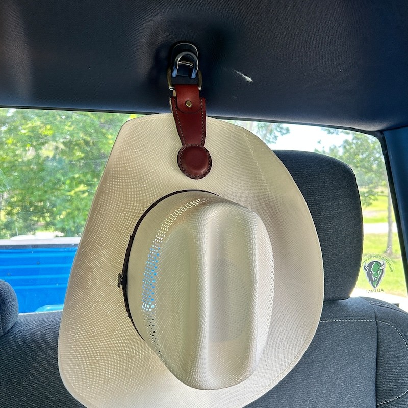 Personalized Leather Cowboy Hat Holder
