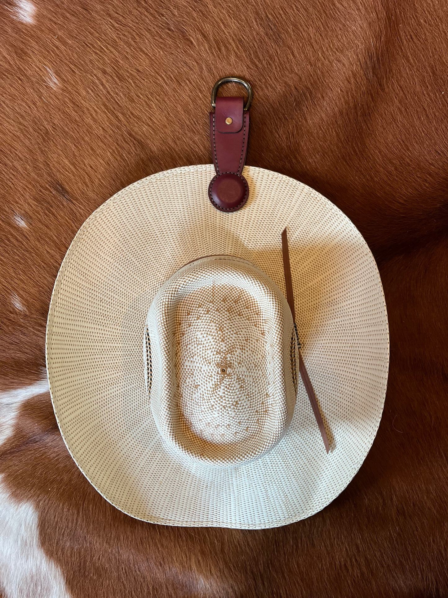 Personalized Leather Cowboy Hat Holder