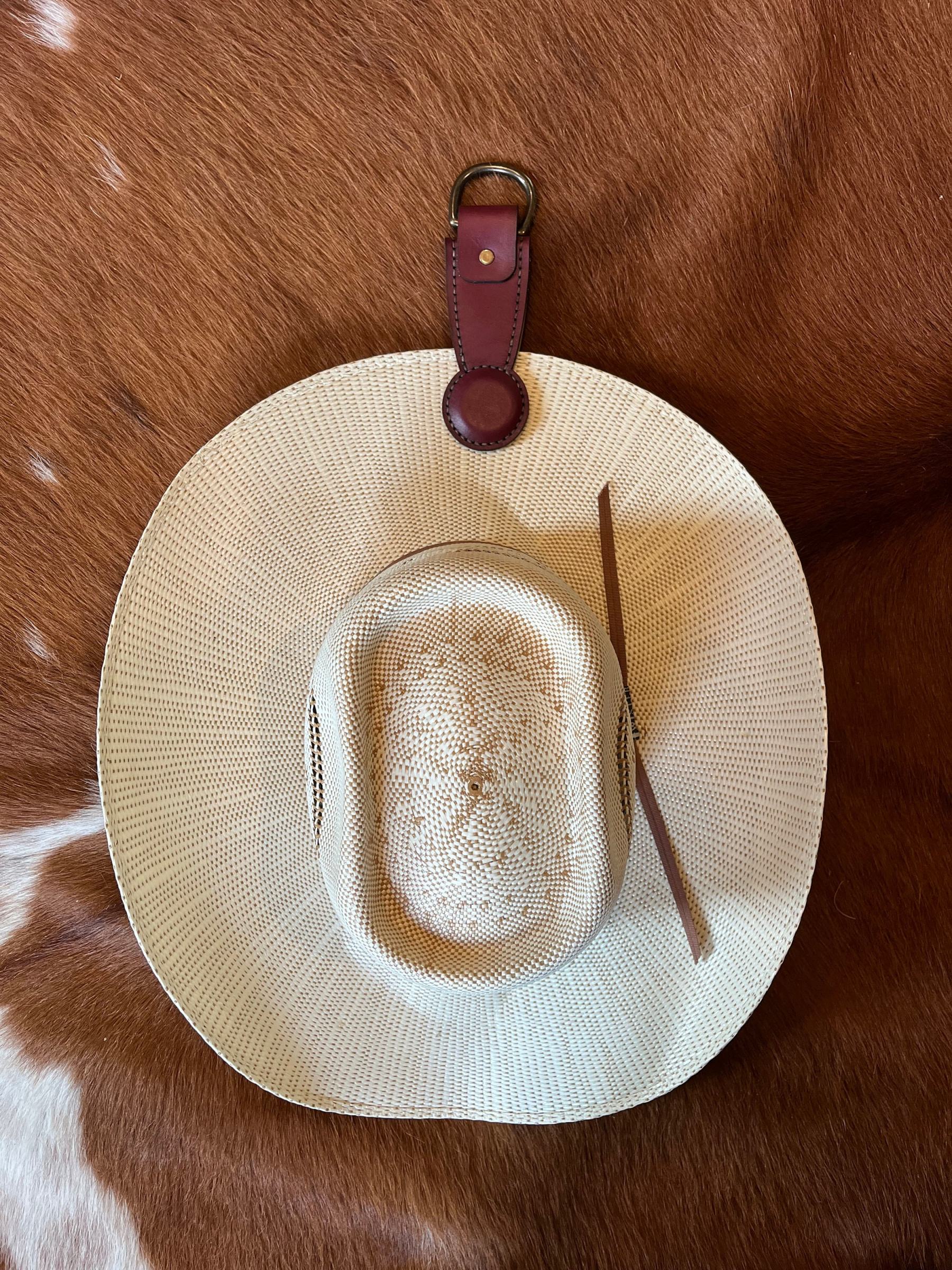 Personalized Leather Cowboy Hat Holder