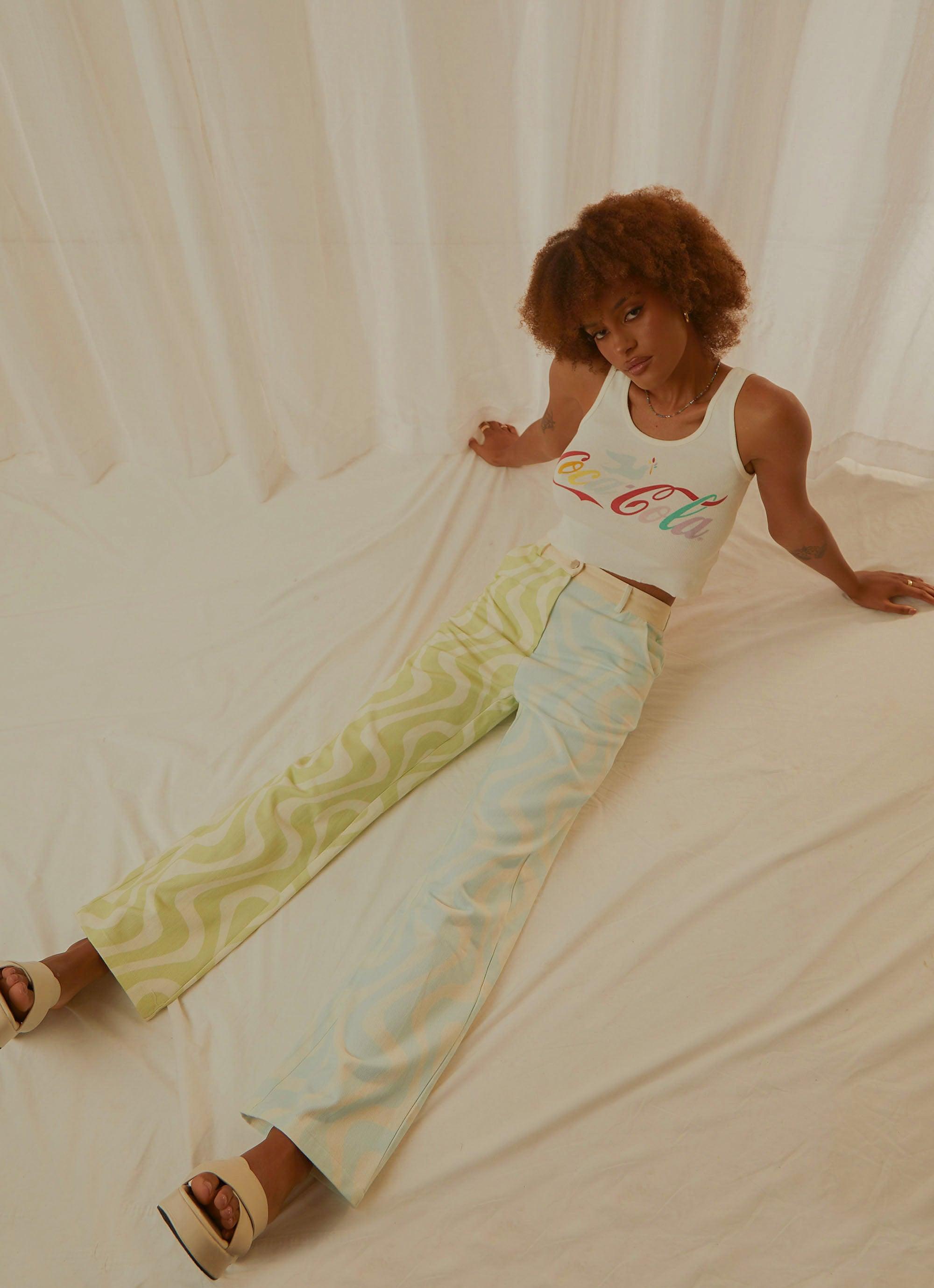 Ma Belle Pants - Ocean Wave-Sunny Prom. All rights reserved.