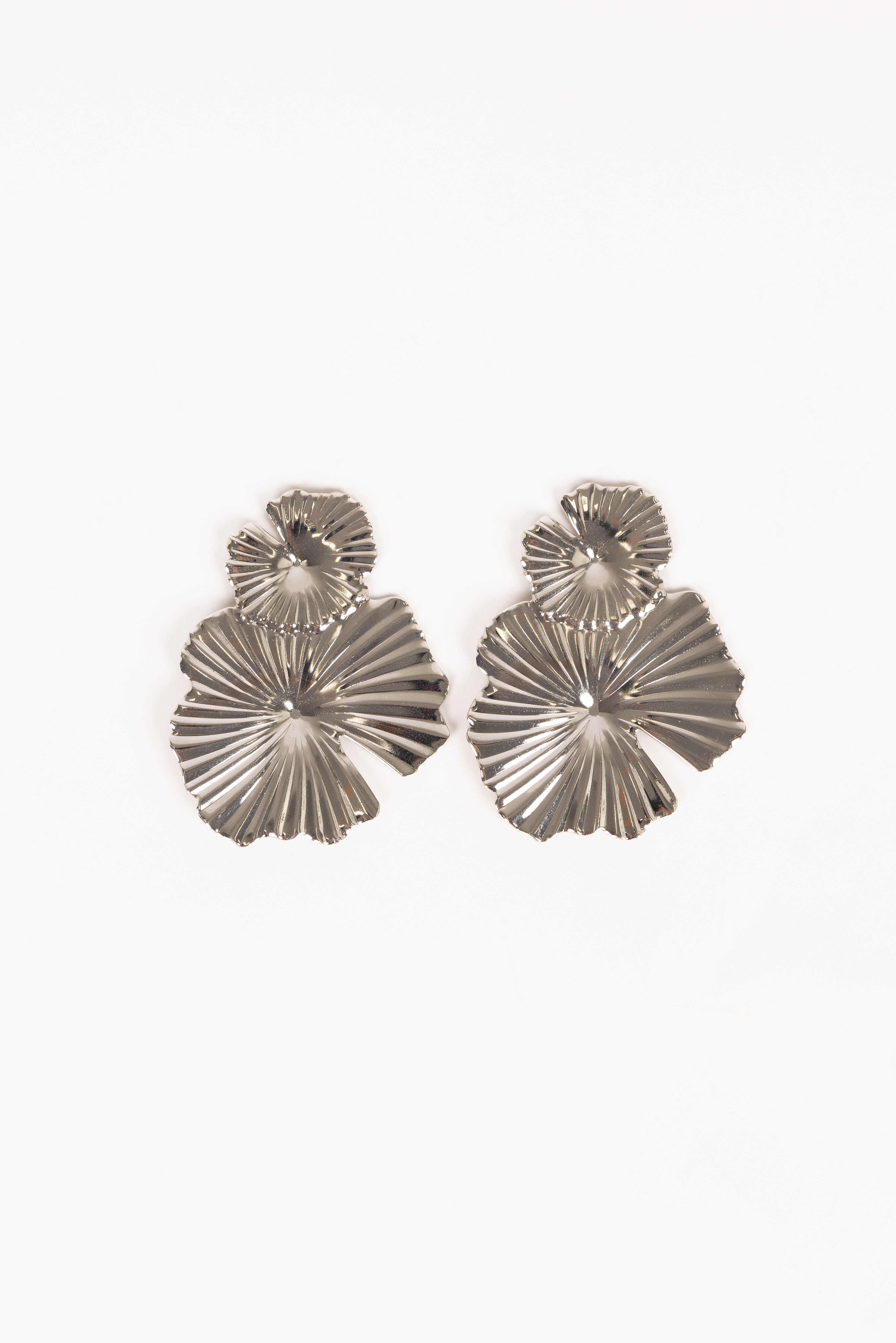 Delia Earrings - Silver-Sunny Prom