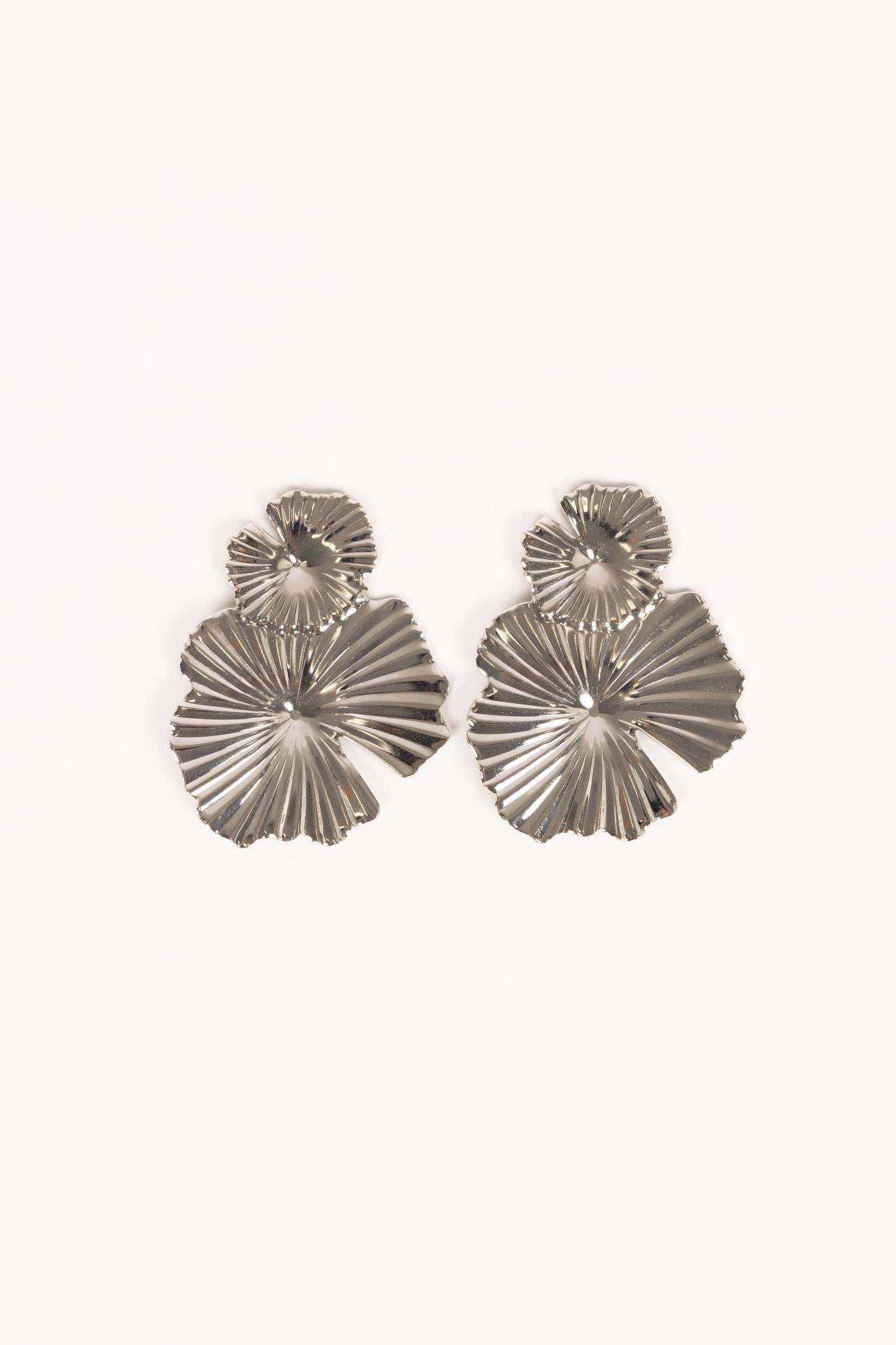 Delia Earrings - Silver-Sunny Prom