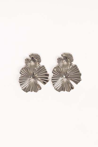 Delia Earrings - Silver-Sunny Prom