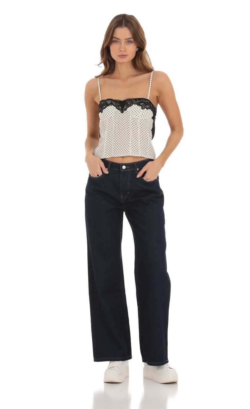 Wide Leg Jeans in Denim-Sunny Prom. All rights reserved.