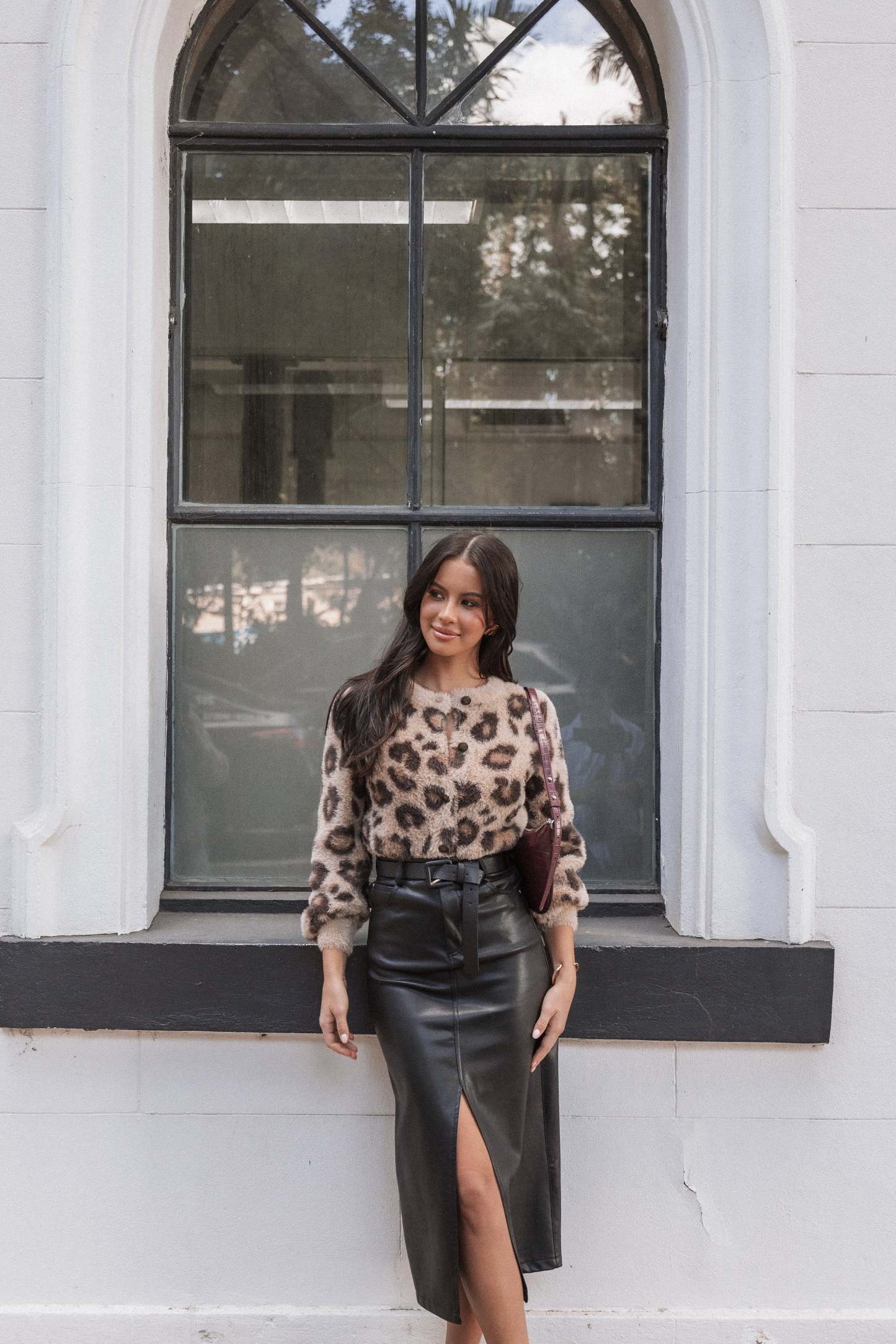 Kendall Leopard Print Button Front Cardigan - Leopard-Sunny Prom