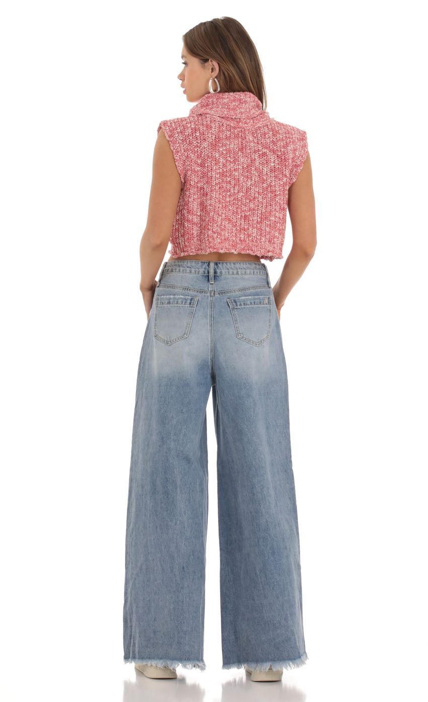 Wide Leg Jeans in Light Denim-Sunny Prom. All rights reserved.
